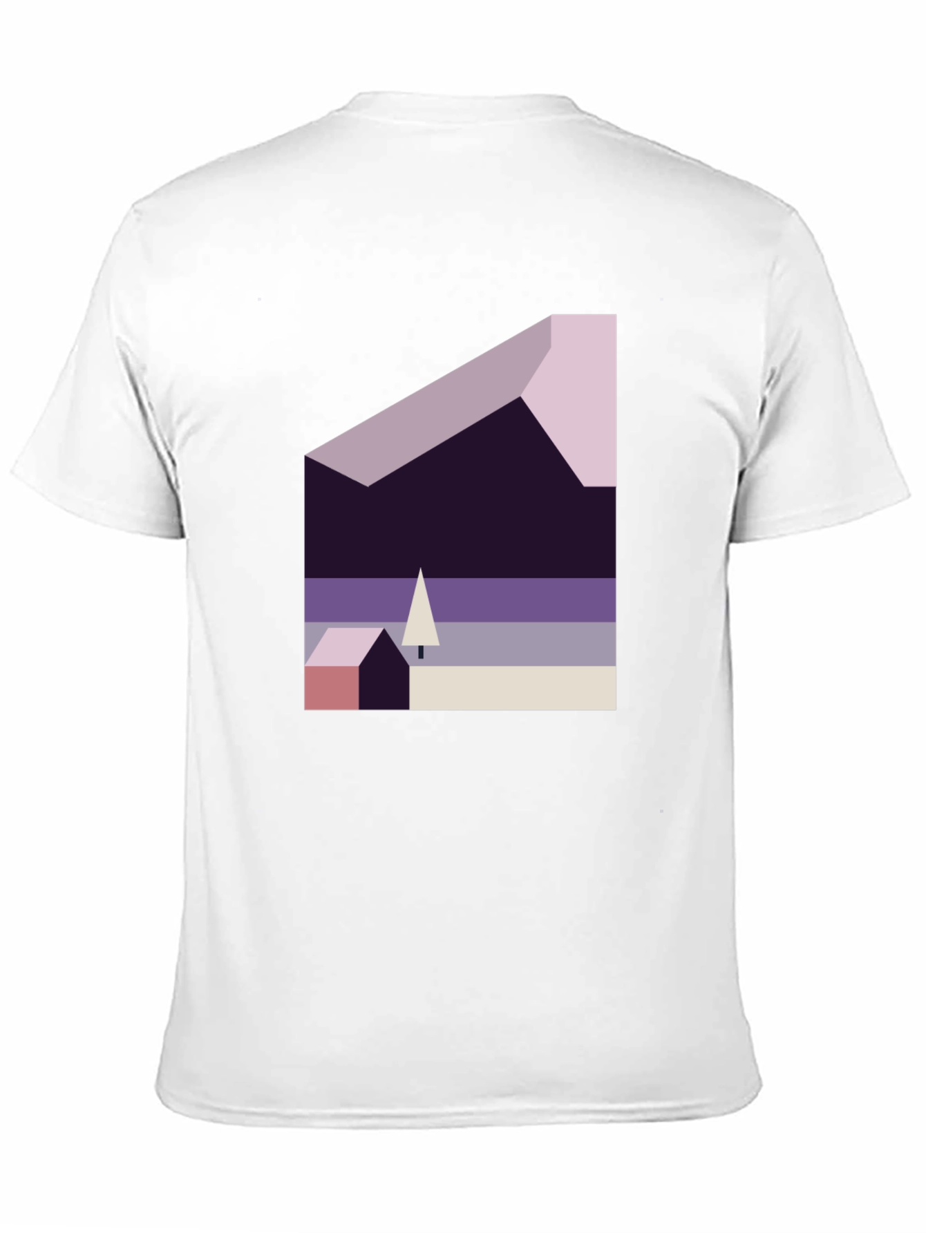Abstract Geometric Landscape Graphic Tee