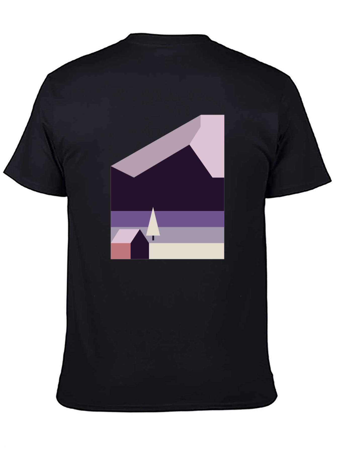 Abstract Geometric Landscape Graphic Tee