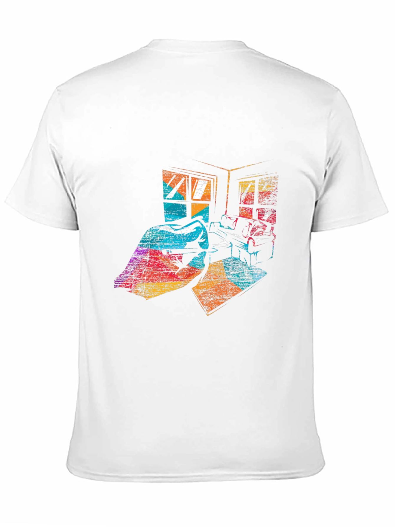 Retro Room Graphic Tee - Stylish Comfort