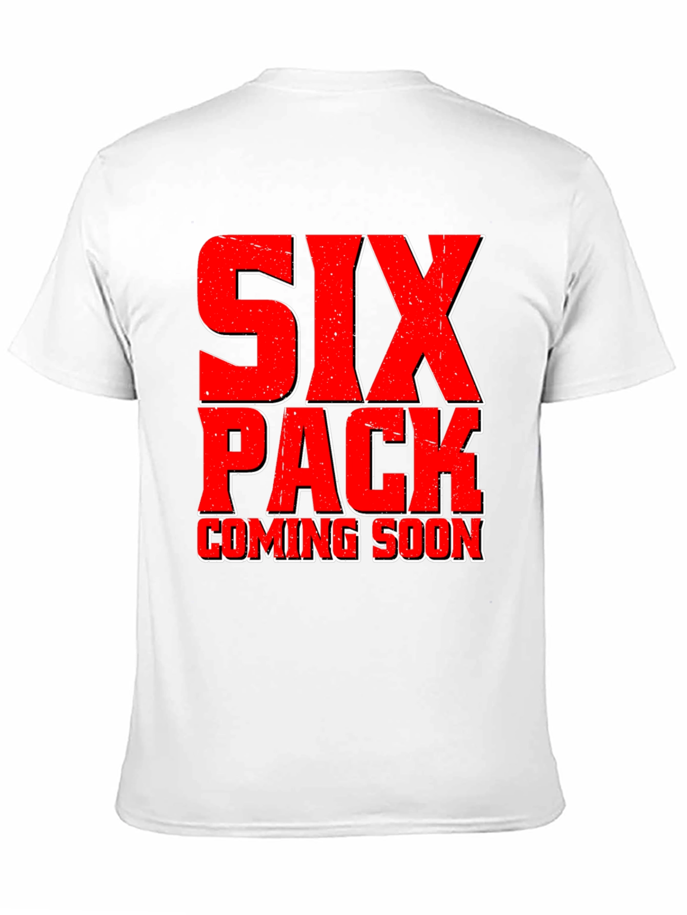 Six Pack Coming Soon Black T-Shirt