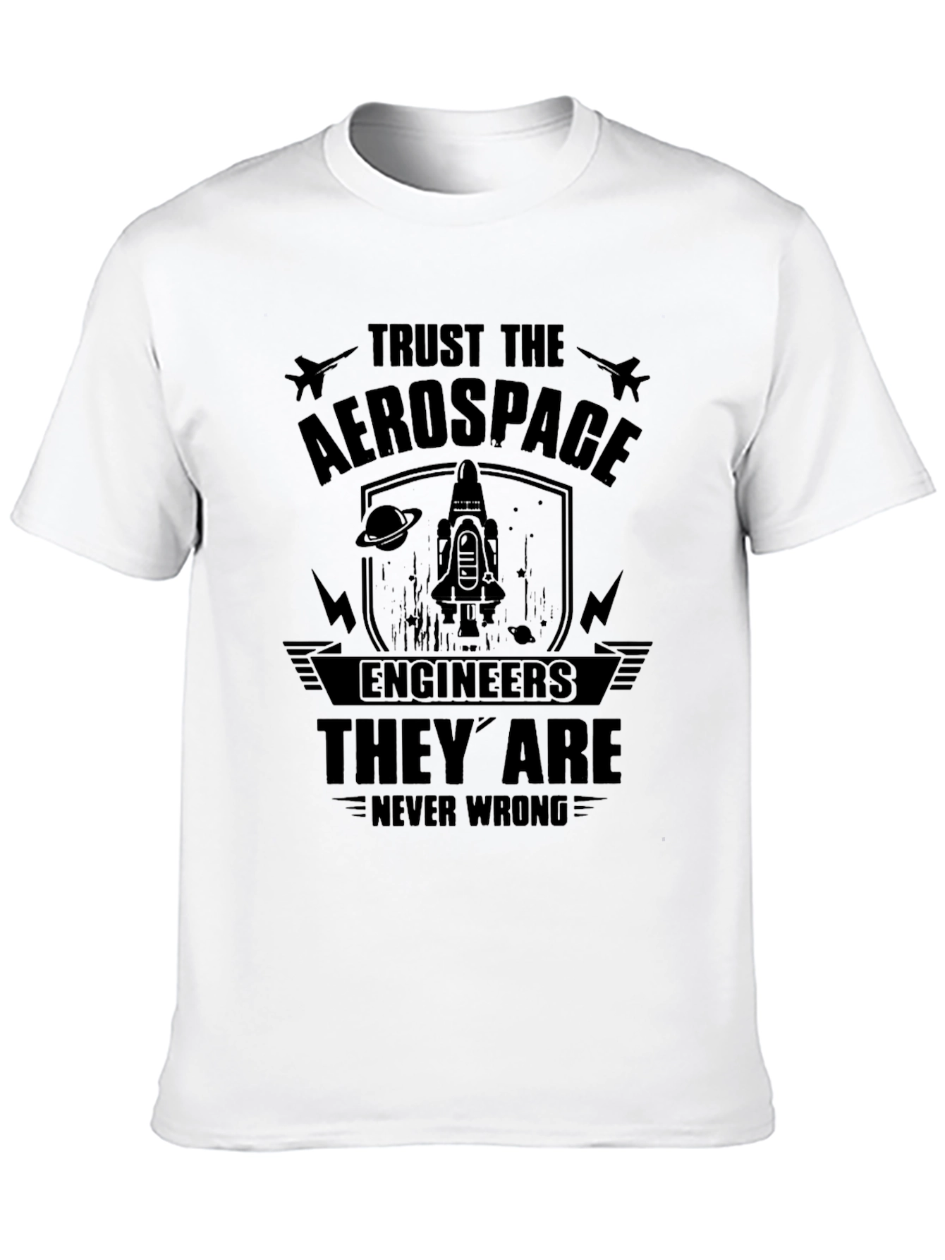 Trust Aerospace Engineers Black T-Shirt