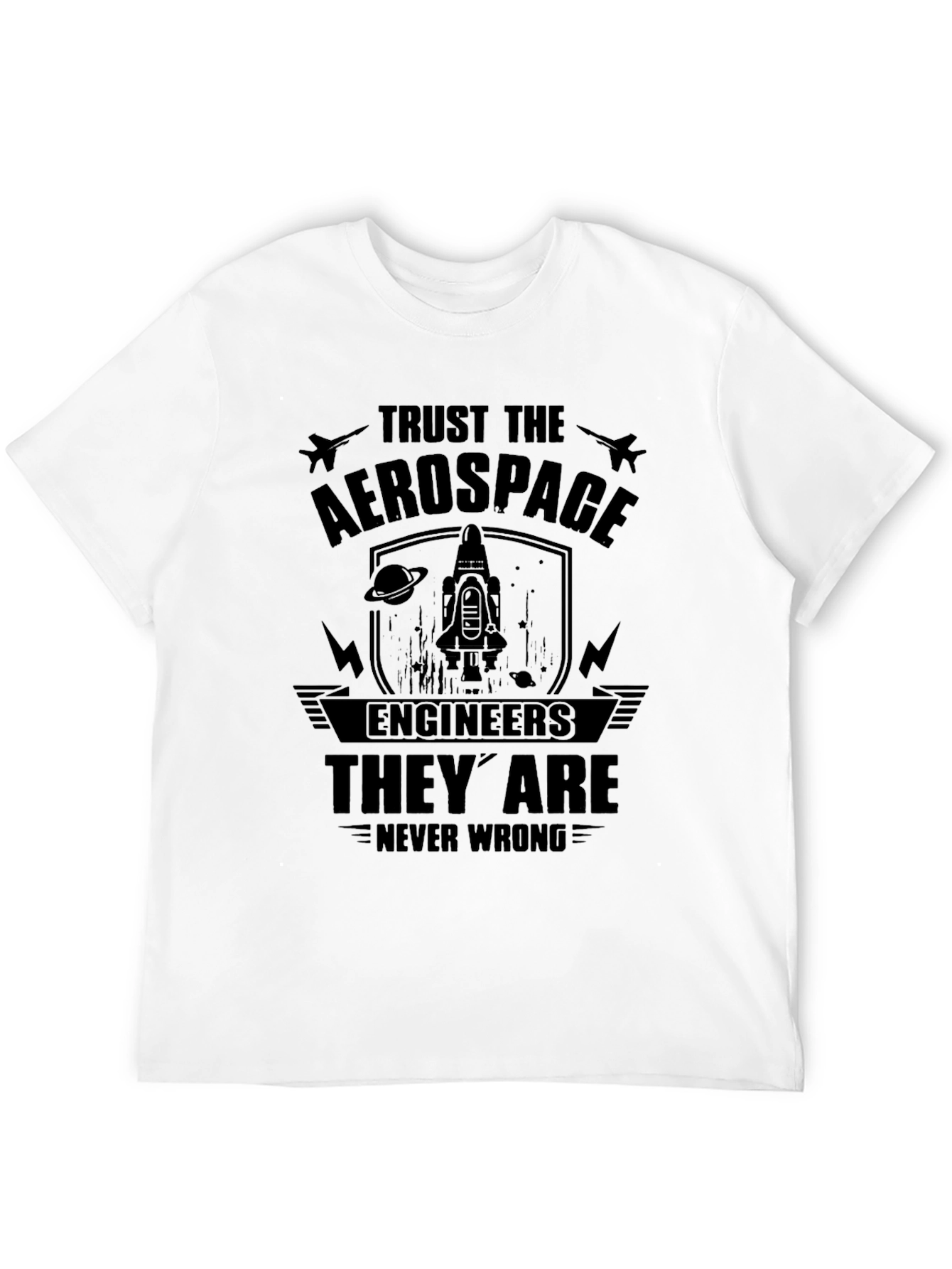 Trust Aerospace Engineers Black T-Shirt