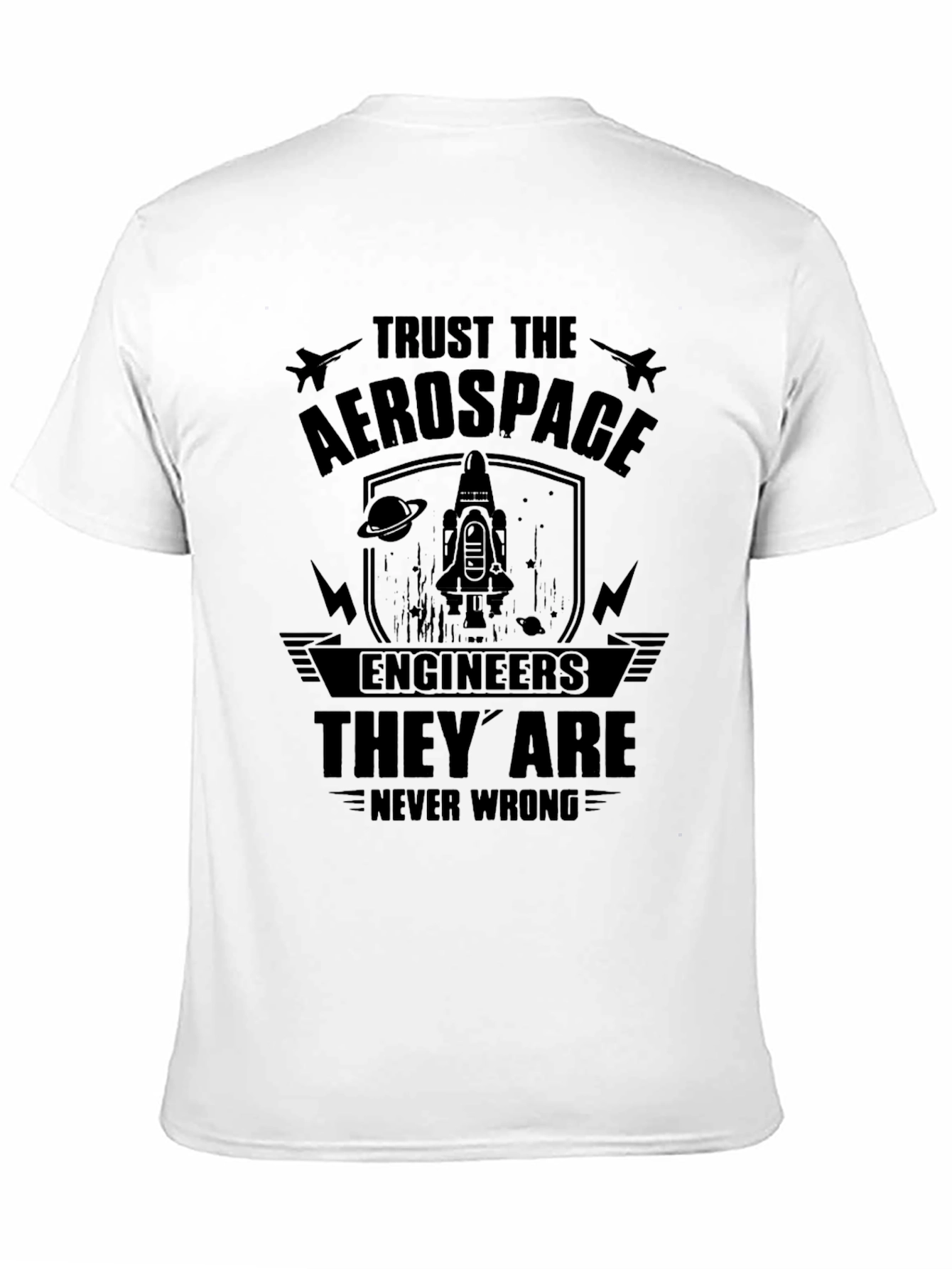 Trust Aerospace Engineers Black T-Shirt