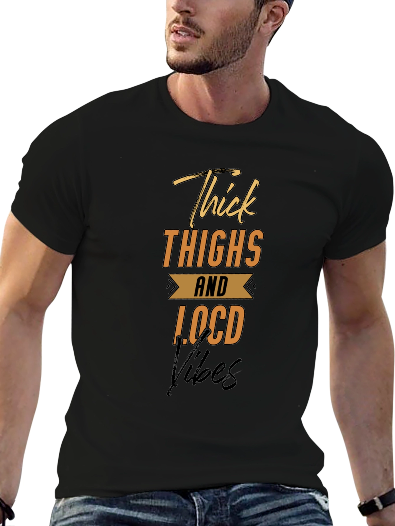 Thick Thighs Locd Vibes Graphic Tee
