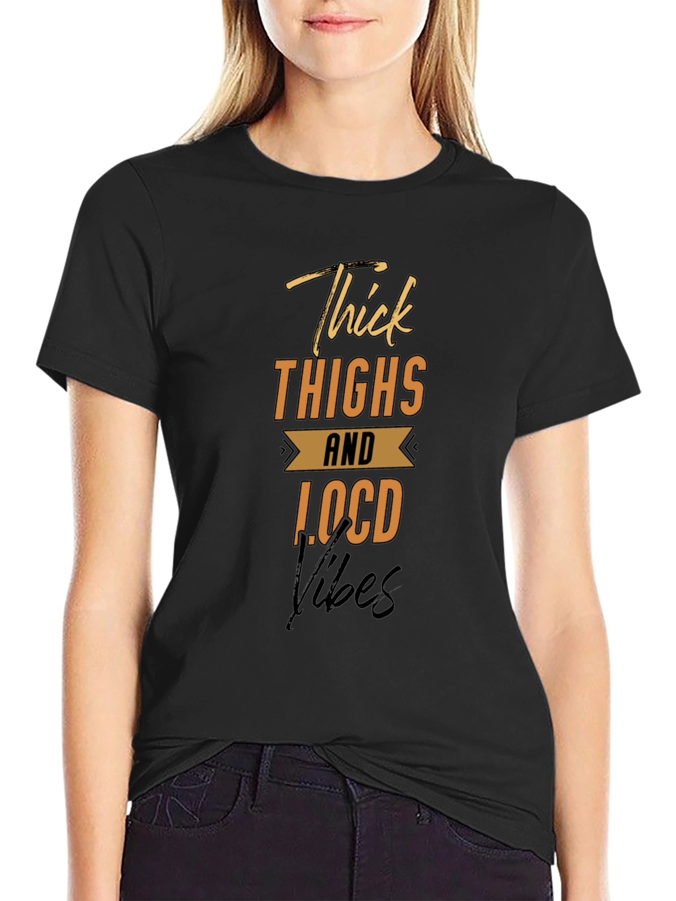 Thick Thighs Locd Vibes Graphic Tee