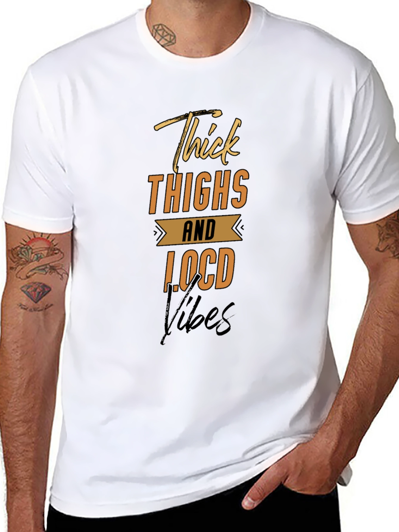 Thick Thighs Locd Vibes Graphic Tee
