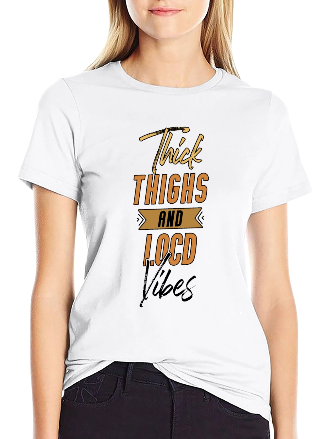 Thick Thighs Locd Vibes Graphic Tee