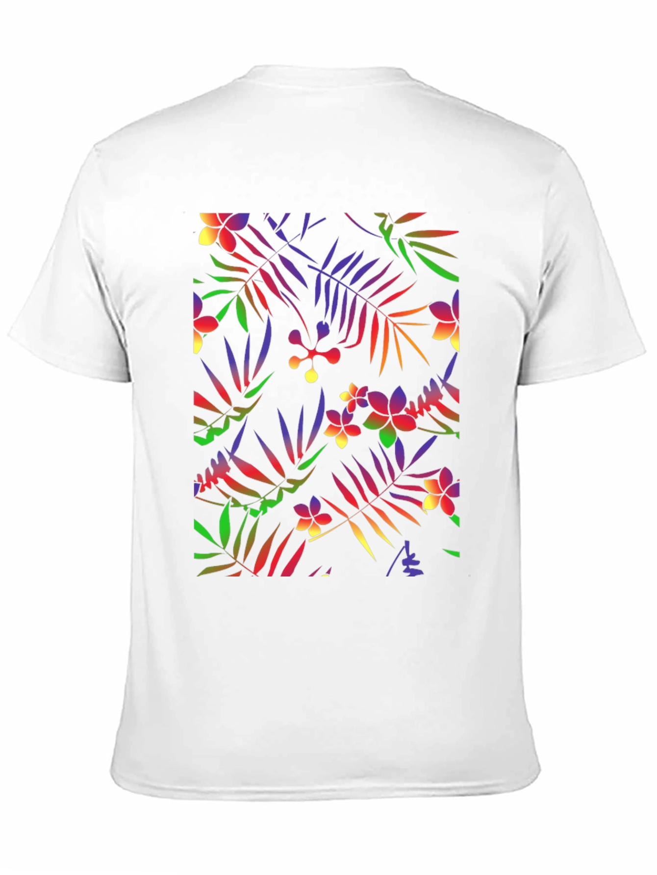 Tropical Floral Print Tee