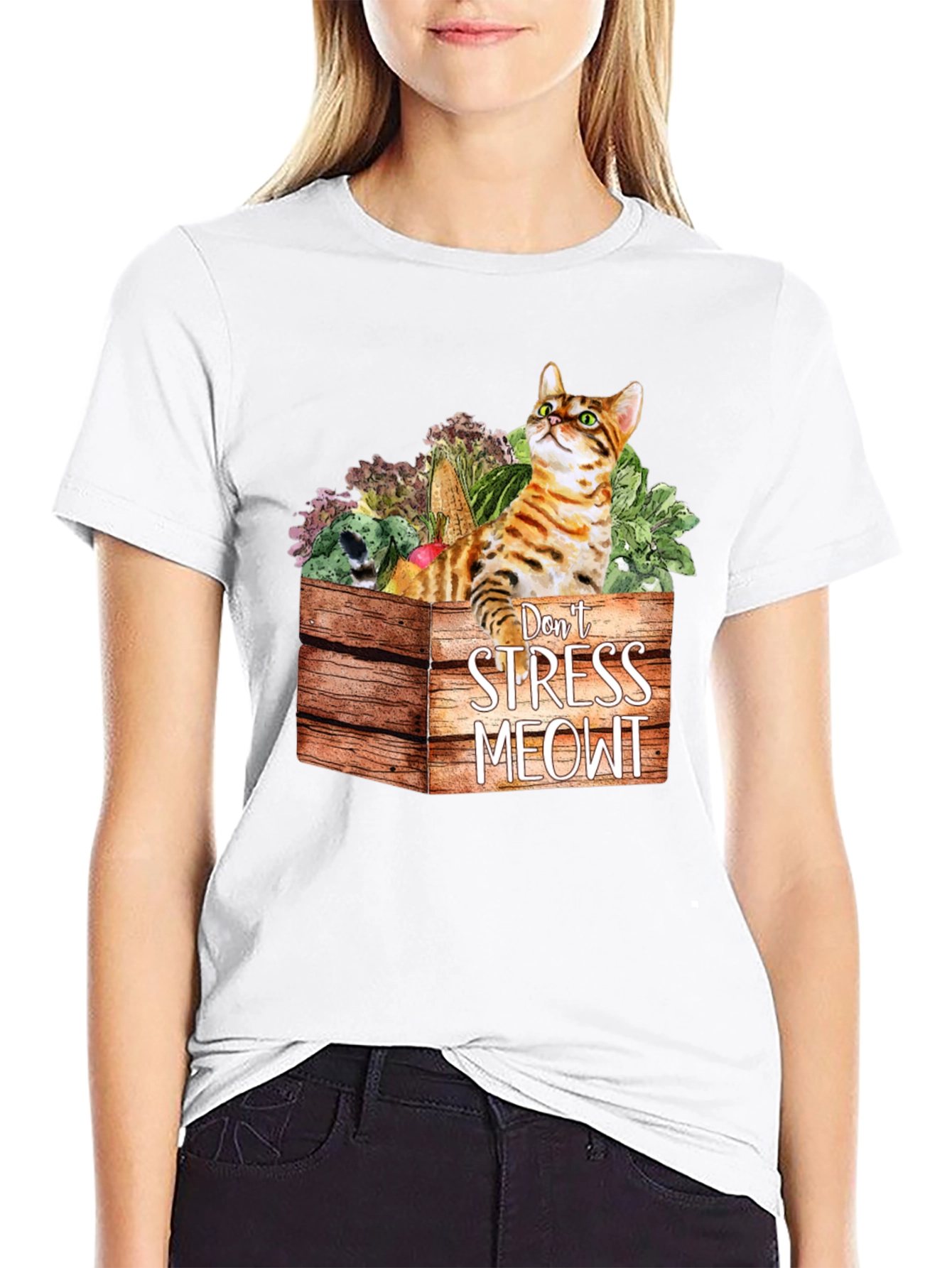 Dont Stress Meowt Cat T-Shirt