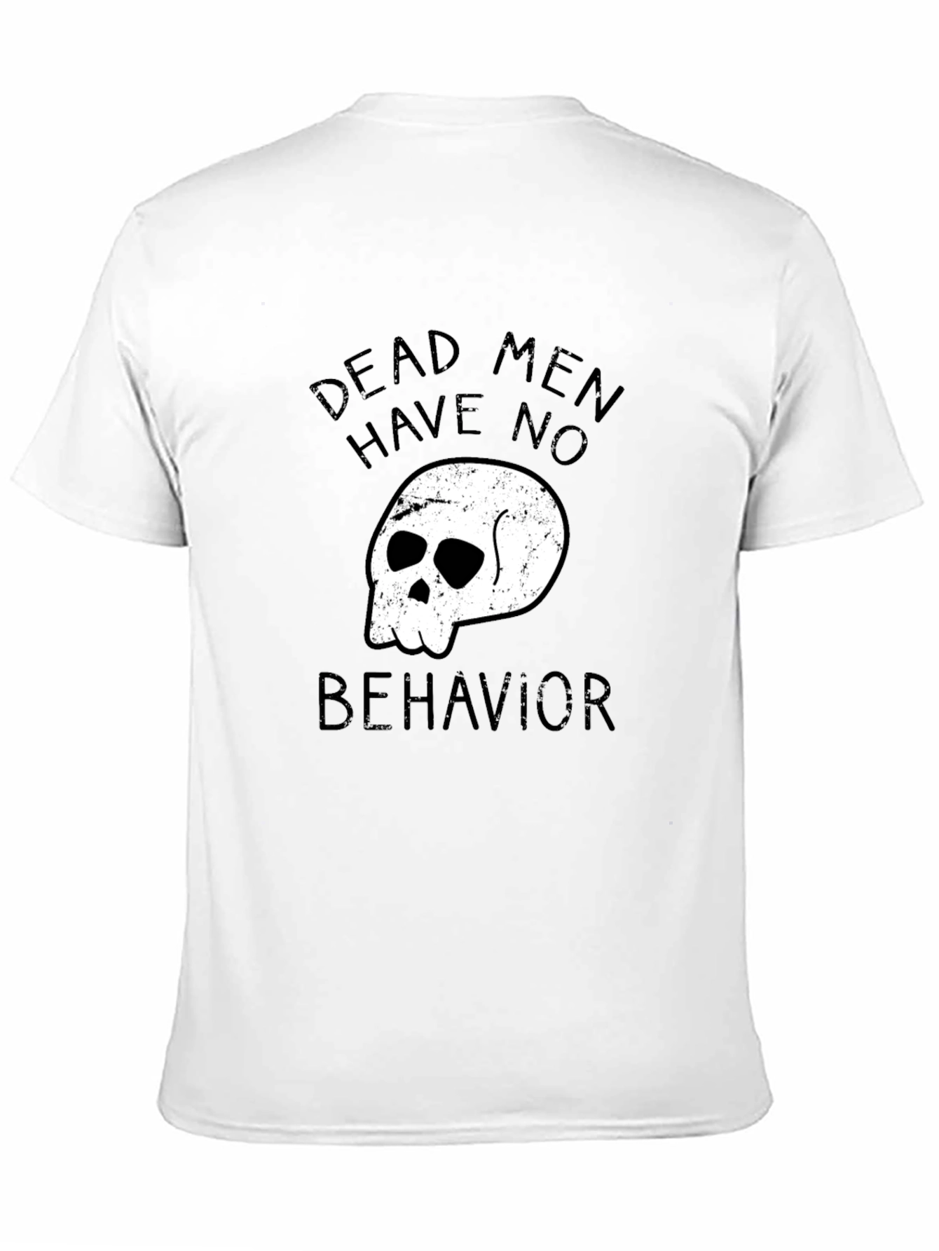 Dead Men Graphic Tee - Black Casual T-Shirt