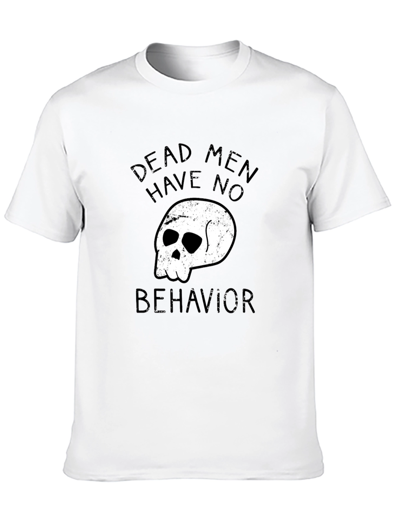 Dead Men Graphic Tee - Black Casual T-Shirt
