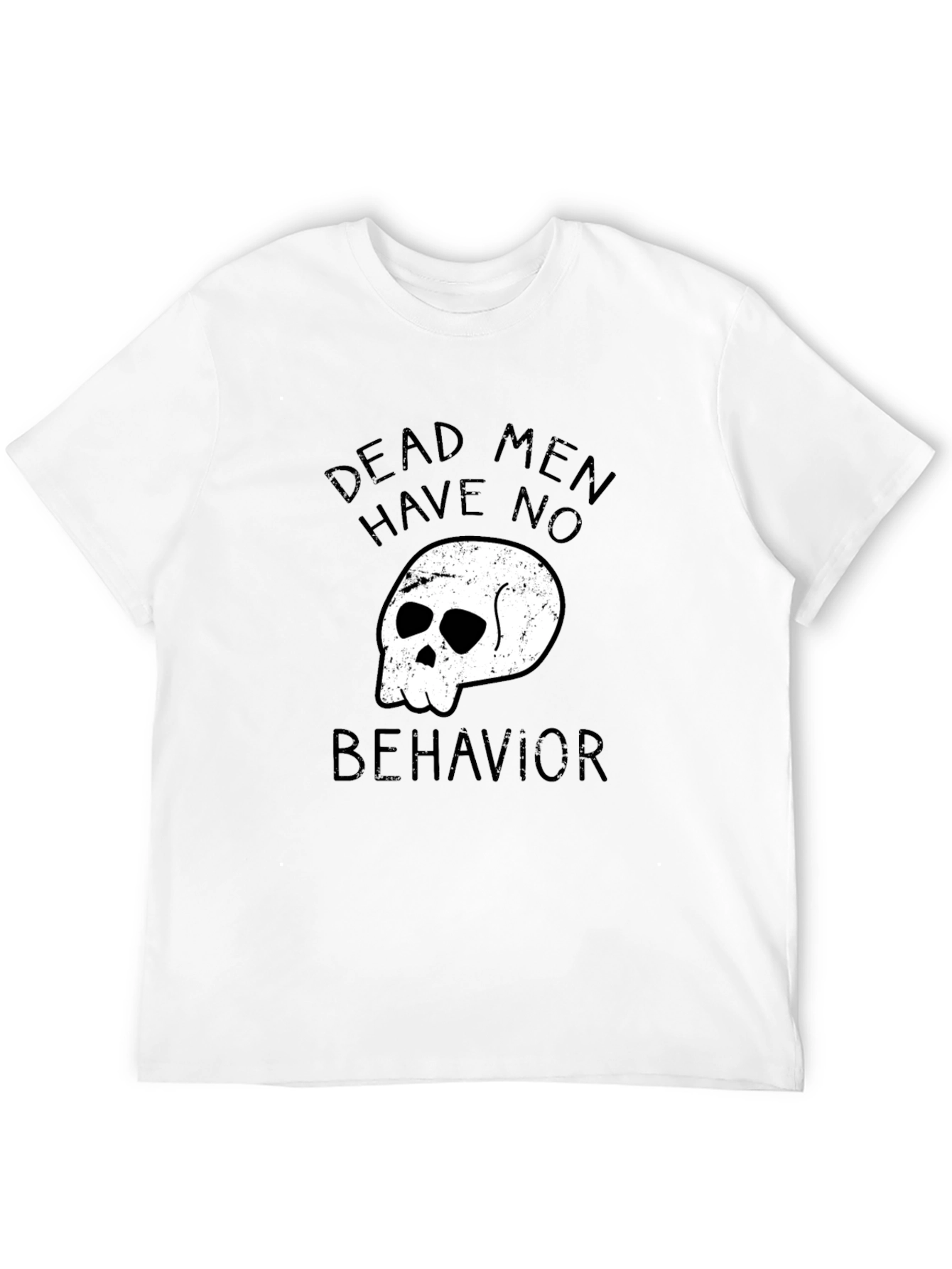 Dead Men Graphic Tee - Black Casual T-Shirt