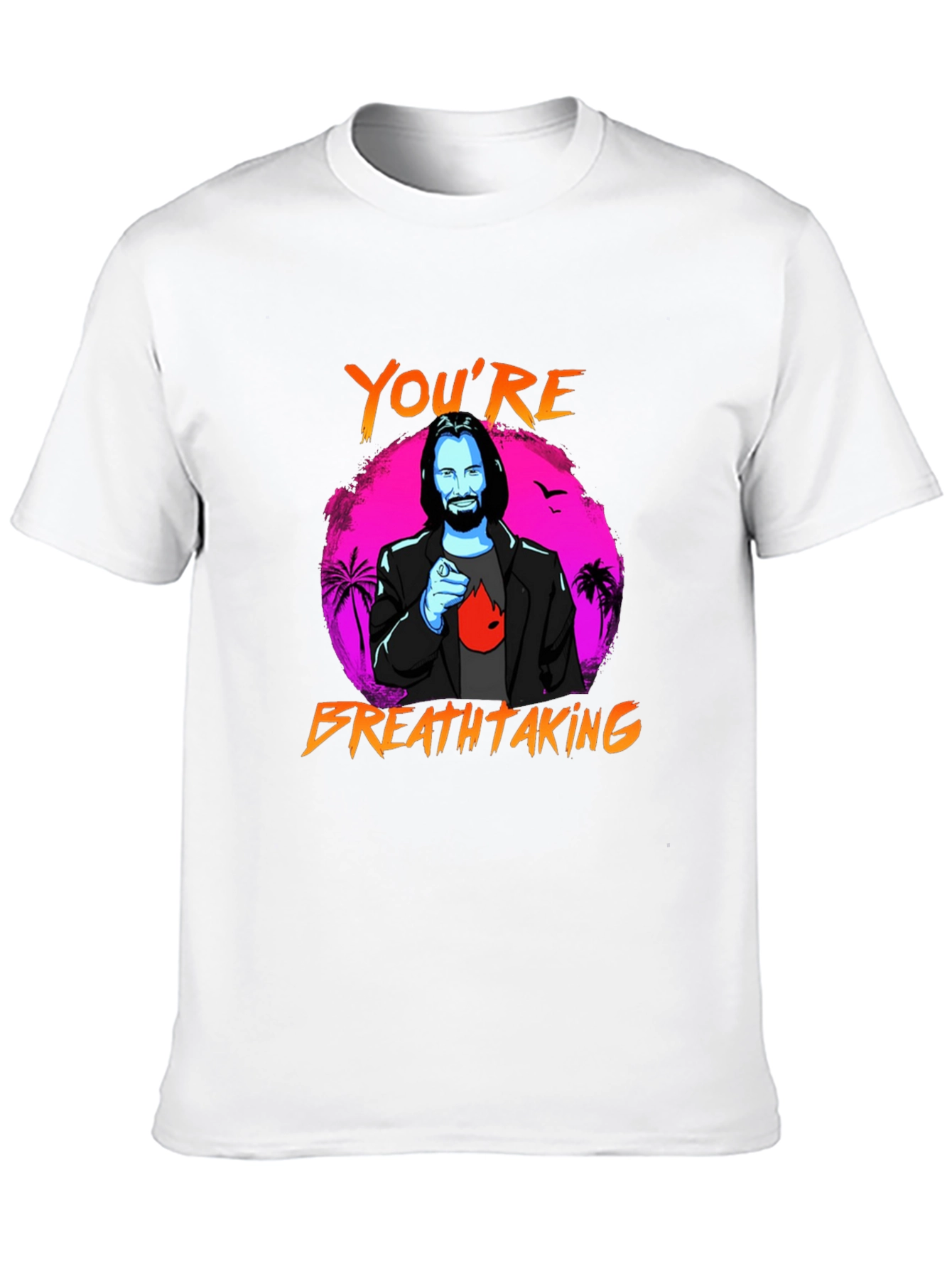 Youre Breathtaking Graphic Tee - Keanu Reeves Style