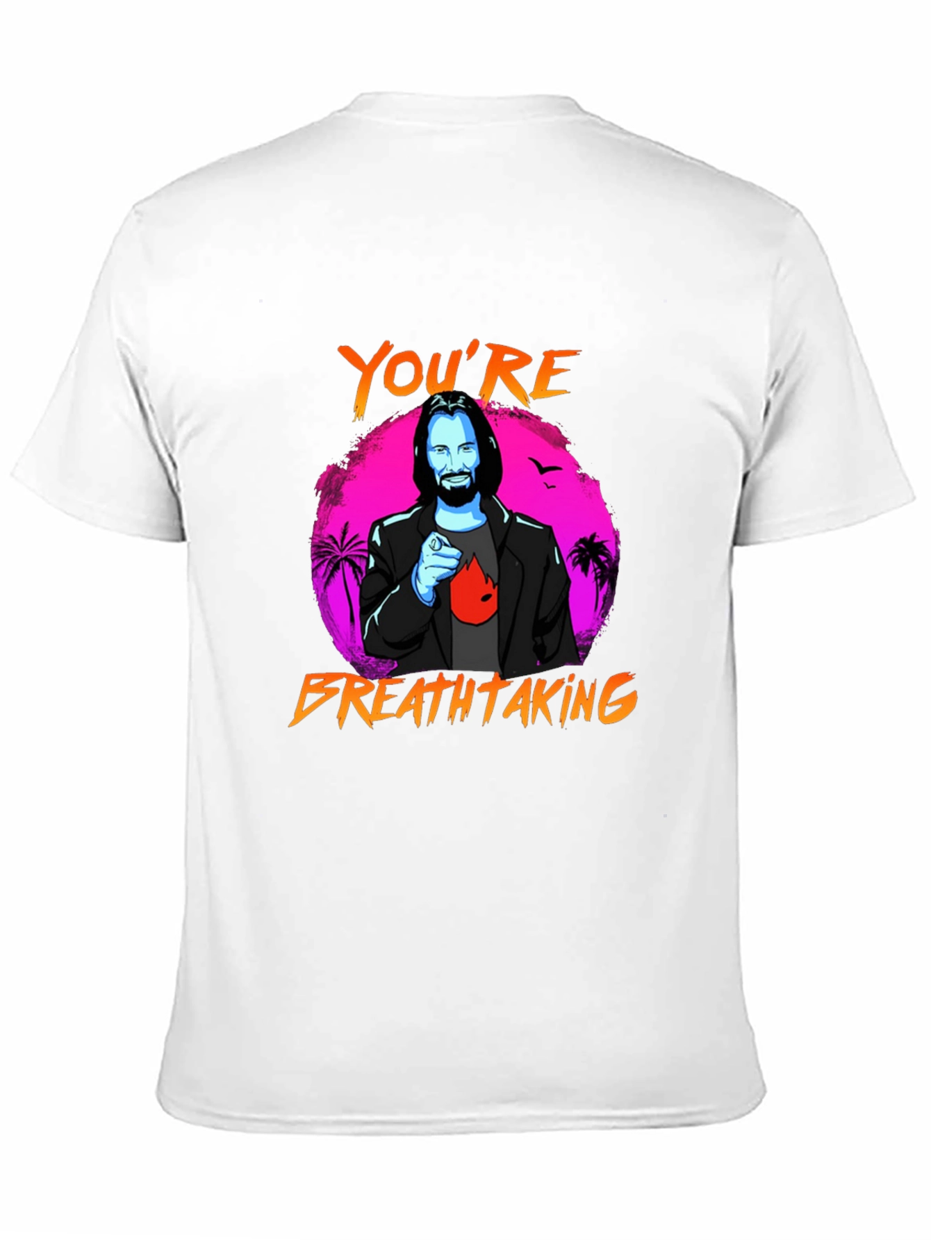 Youre Breathtaking Graphic Tee - Keanu Reeves Style