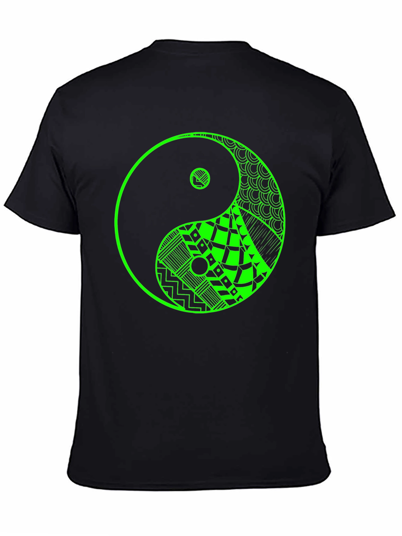 Yin Yang Graphic Tee - Black