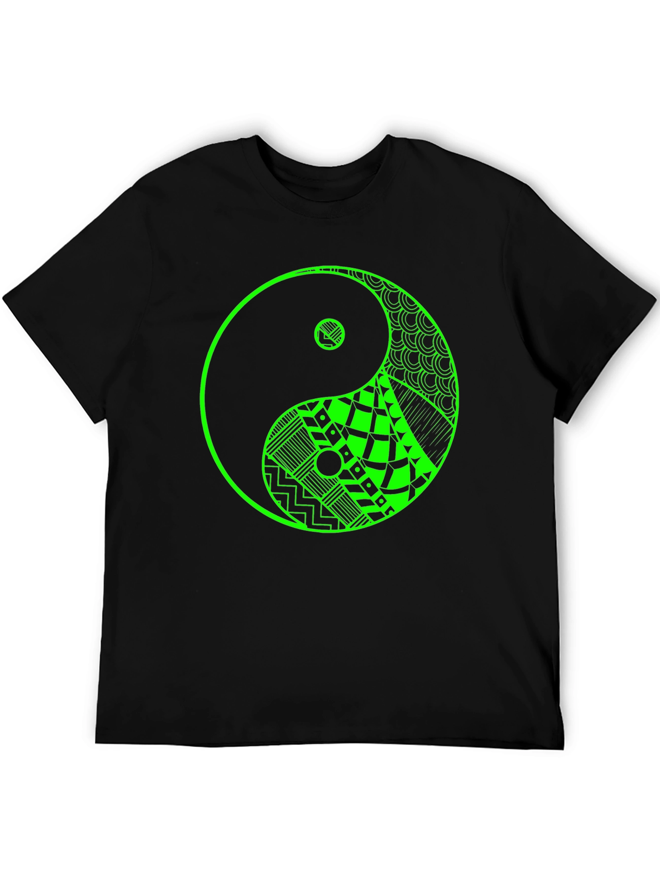 Yin Yang Graphic Tee - Black