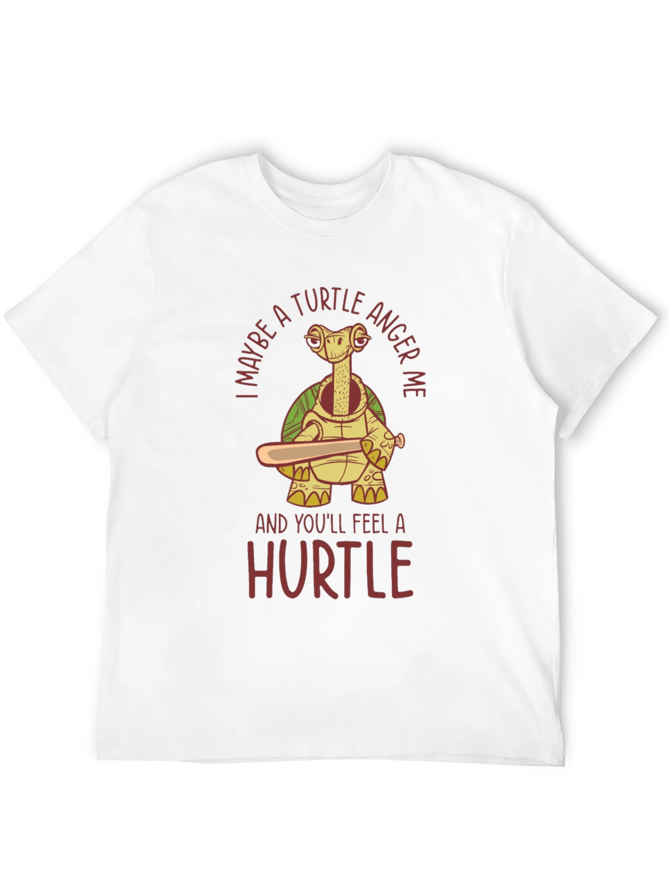 Turtle Anger Funny Graphic T-Shirt