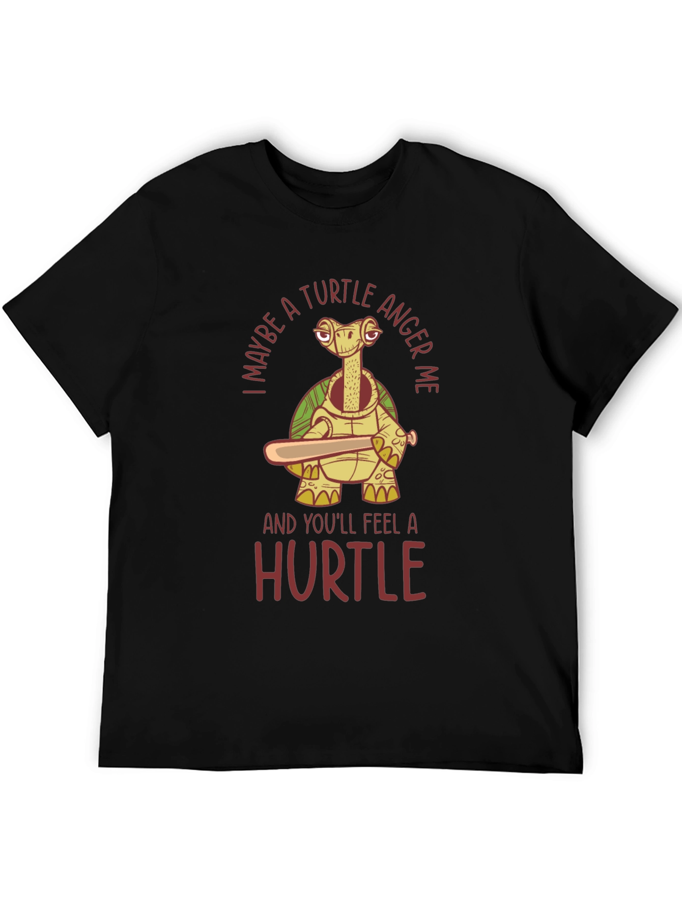 Turtle Anger Funny Graphic T-Shirt
