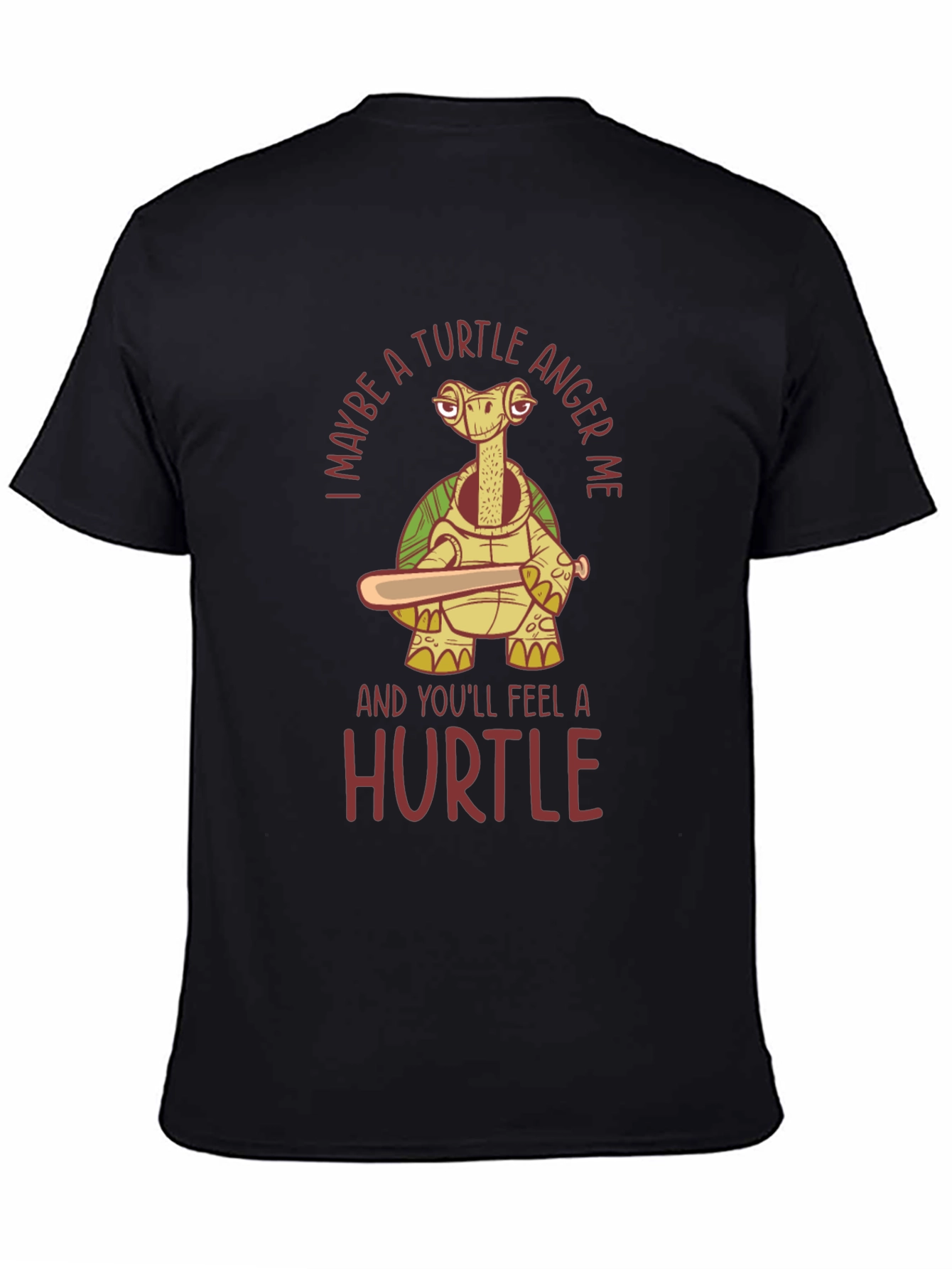 Turtle Anger Funny Graphic T-Shirt