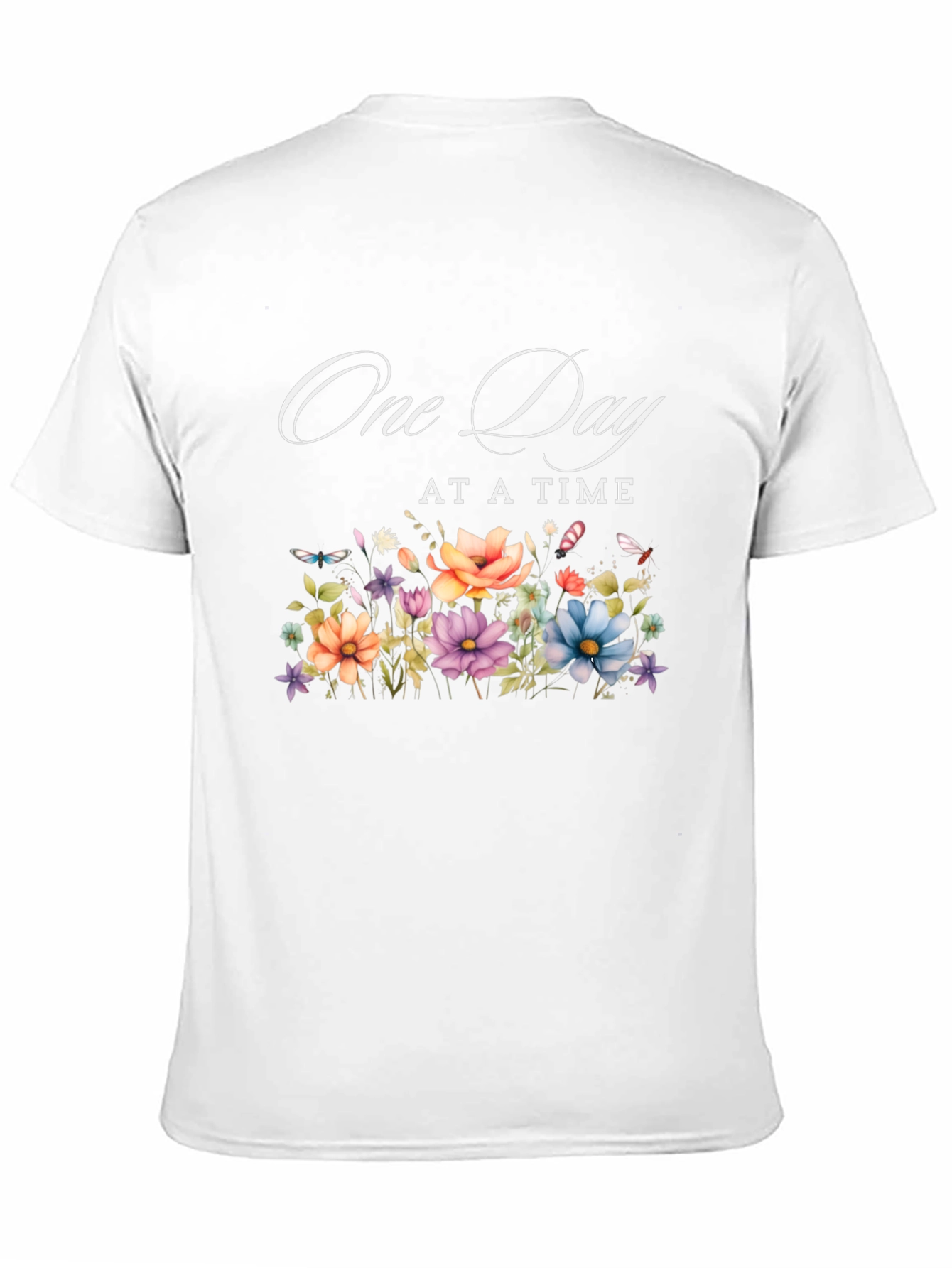 One Day At A Time Floral T-Shirt