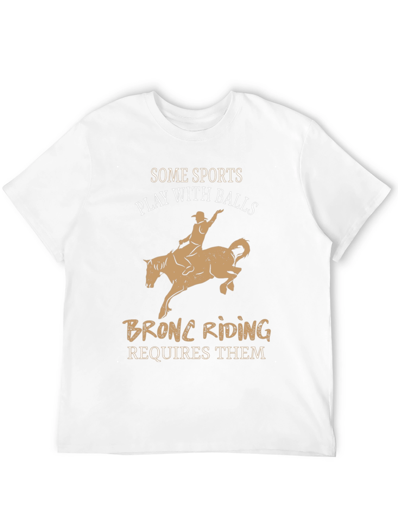 Bronc Riding T-Shirt Funny Rodeo Tee