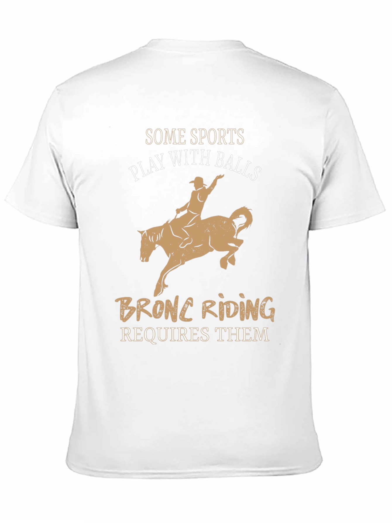 Bronc Riding T-Shirt Funny Rodeo Tee