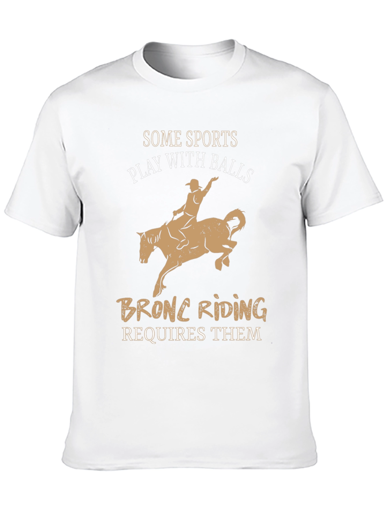 Bronc Riding T-Shirt Funny Rodeo Tee