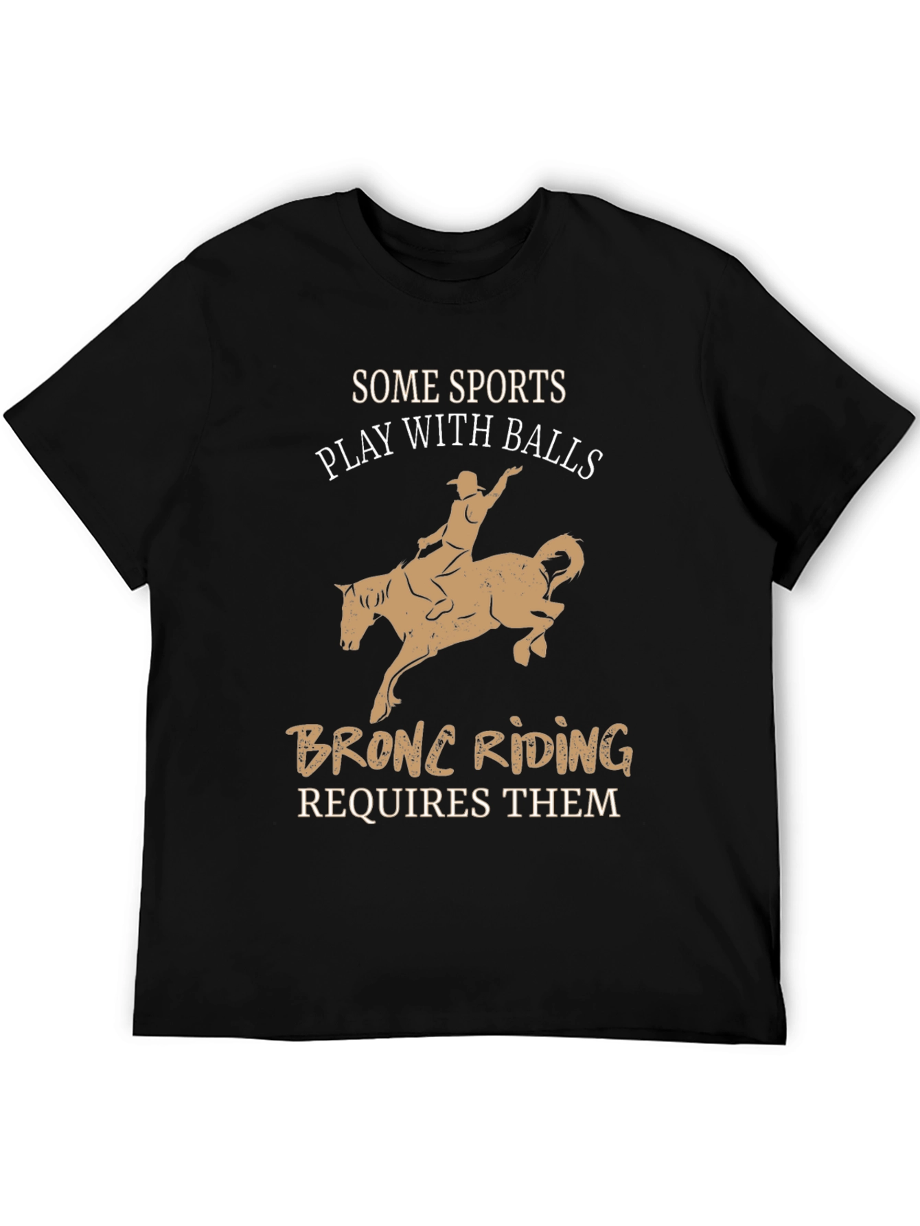 Bronc Riding T-Shirt Funny Rodeo Tee