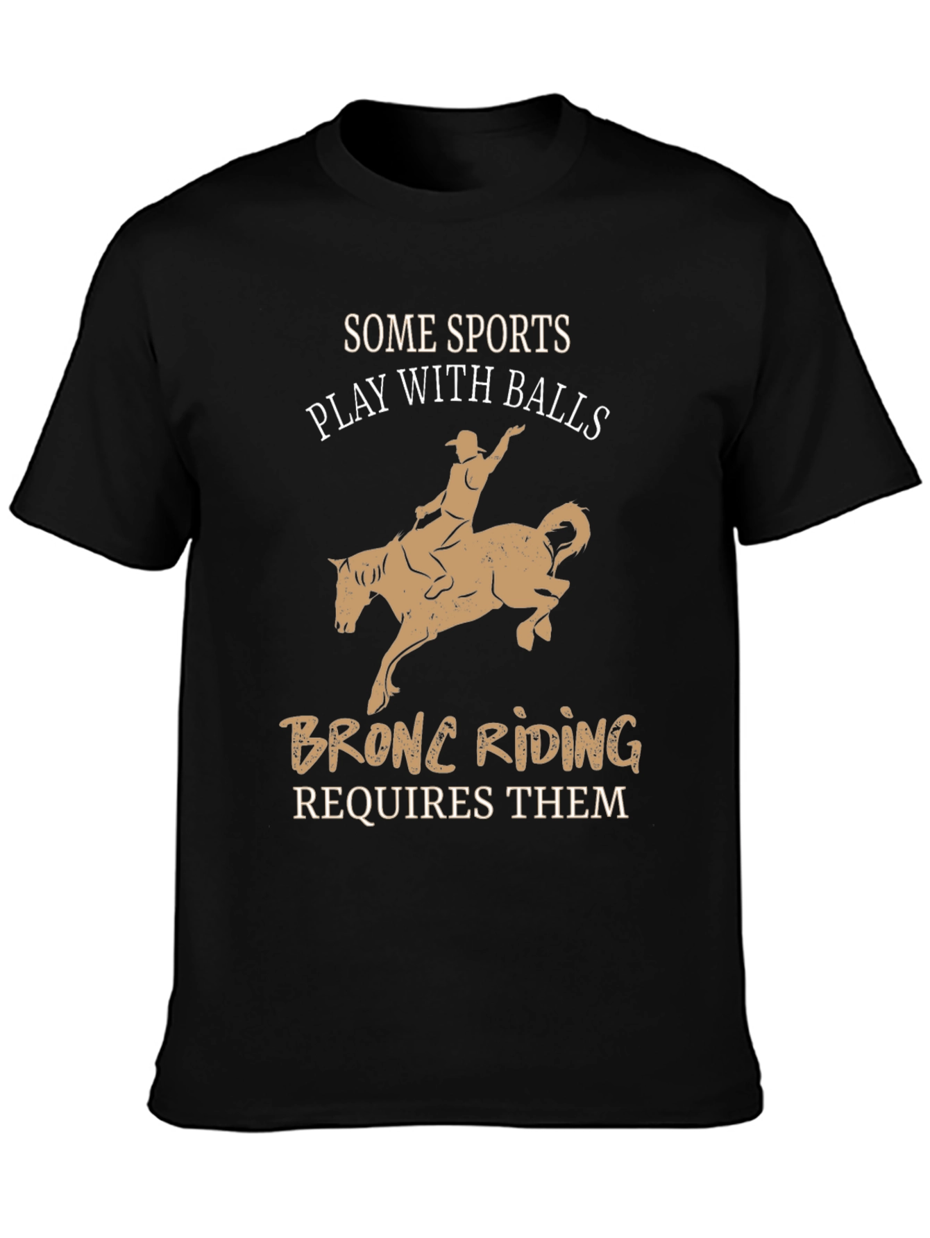 Bronc Riding T-Shirt Funny Rodeo Tee