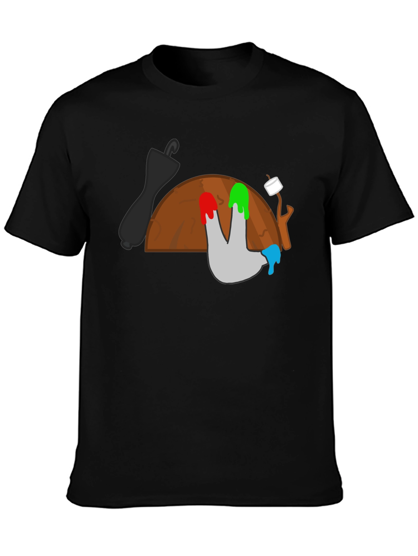 Camping T-Shirt: Marshmallow Roast Adventure