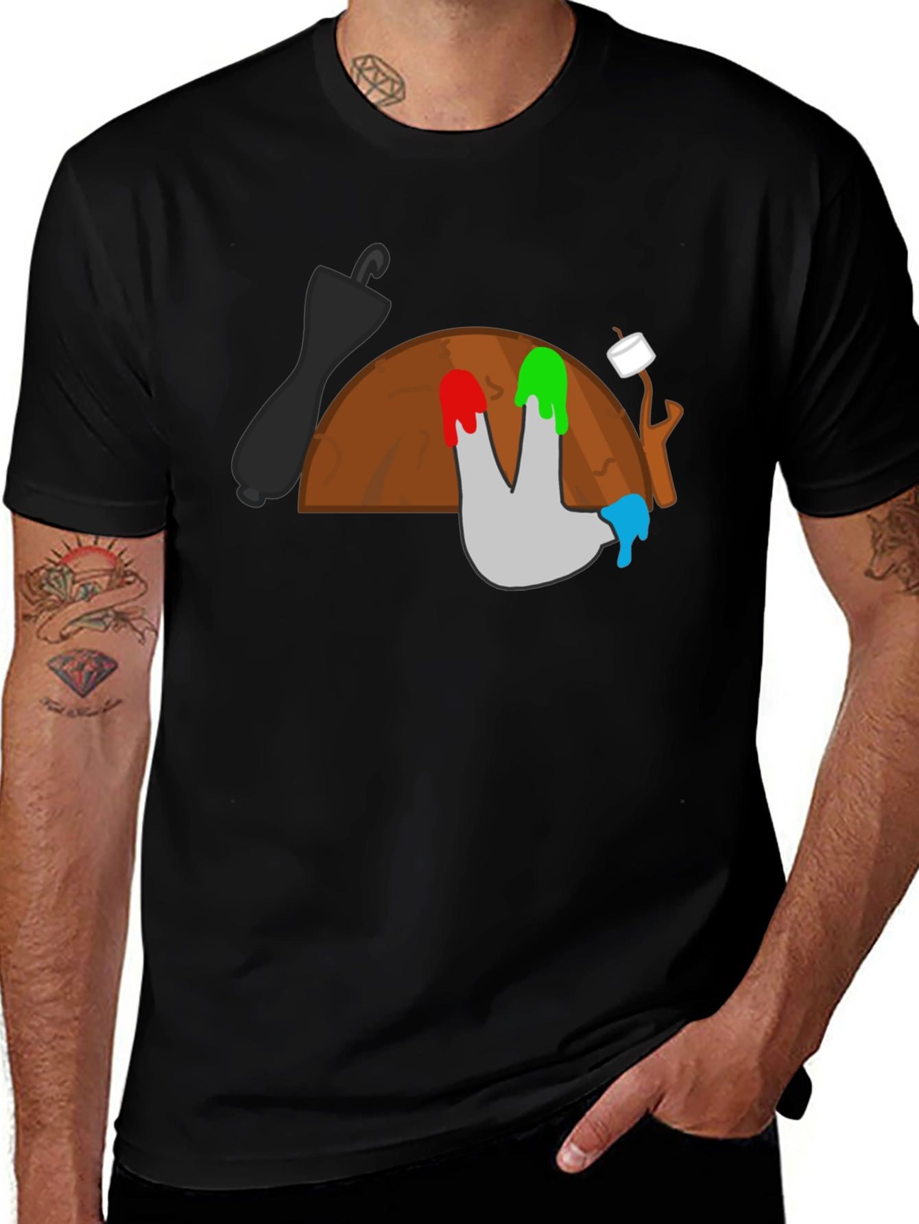 Camping T-Shirt: Marshmallow Roast Adventure
