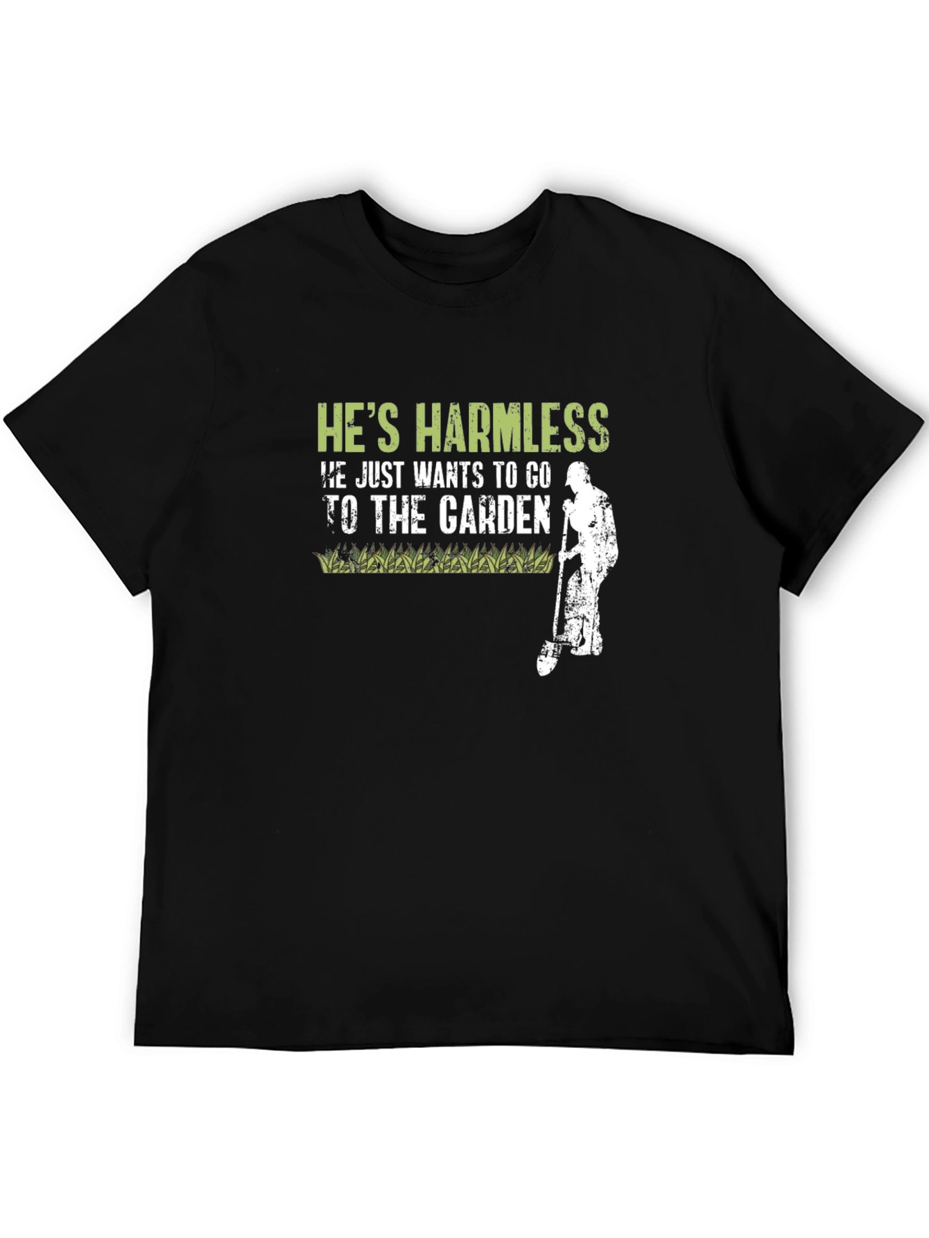 Hes Harmless Gardener Graphic T-Shirt