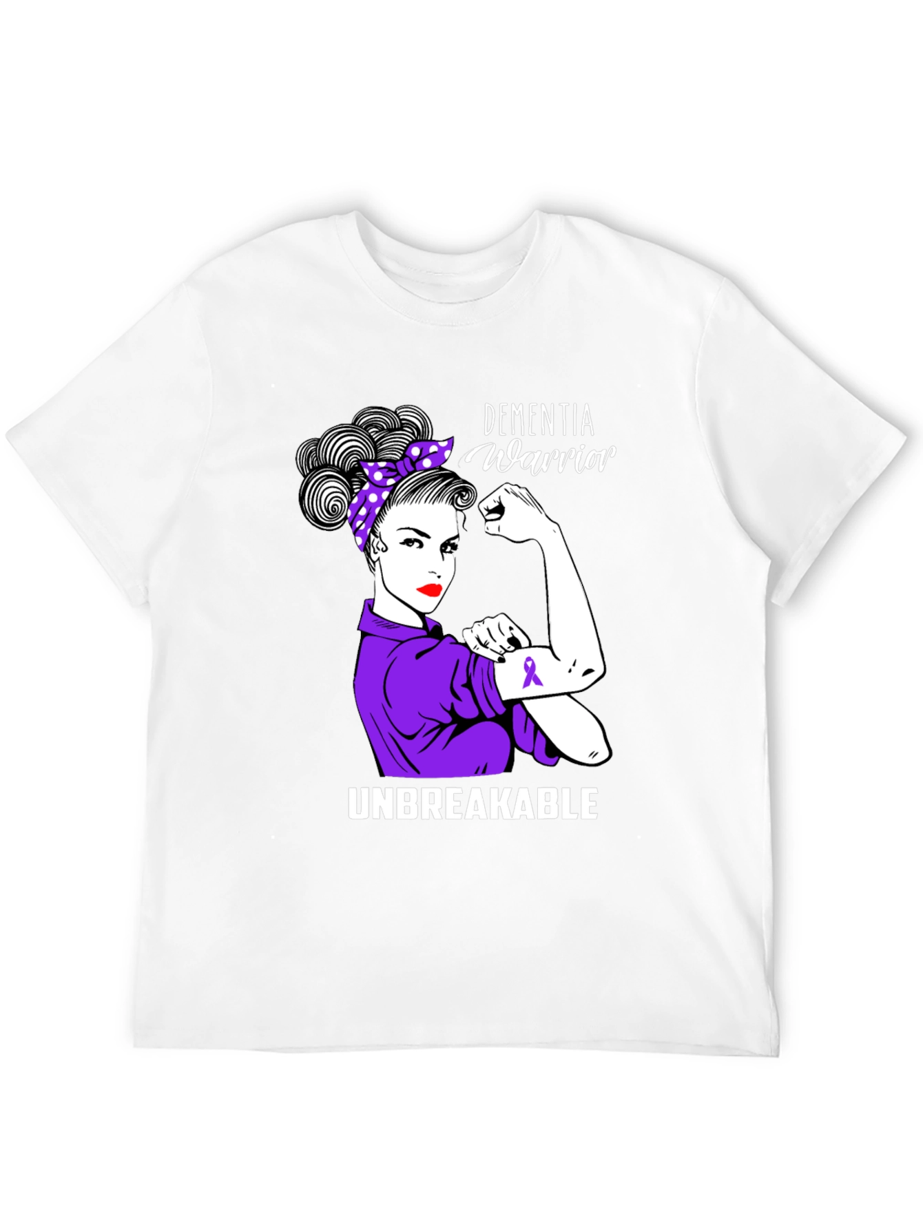 Dementia Warrior T-Shirt - Unbreakable Strength