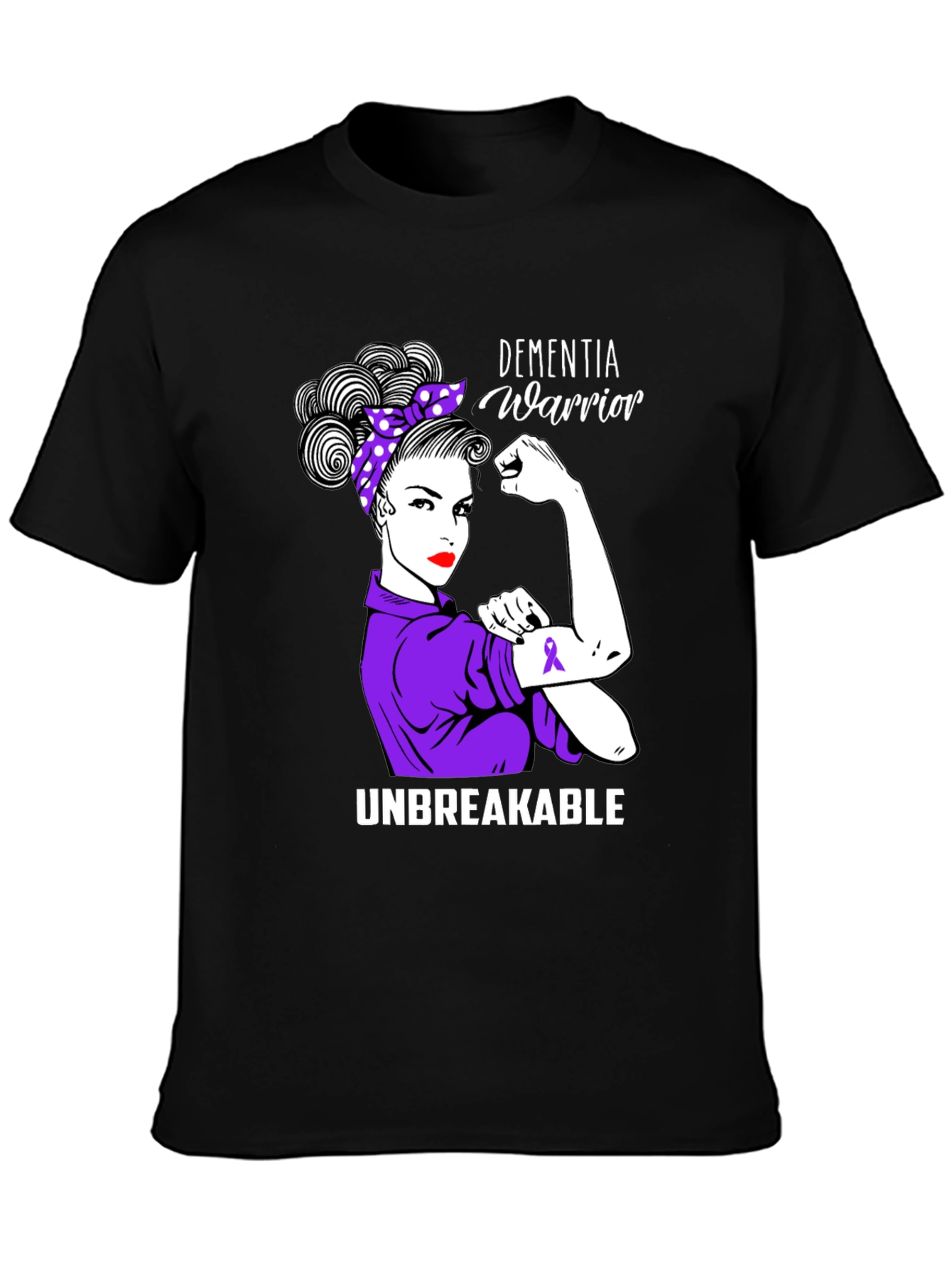 Dementia Warrior T-Shirt - Unbreakable Strength