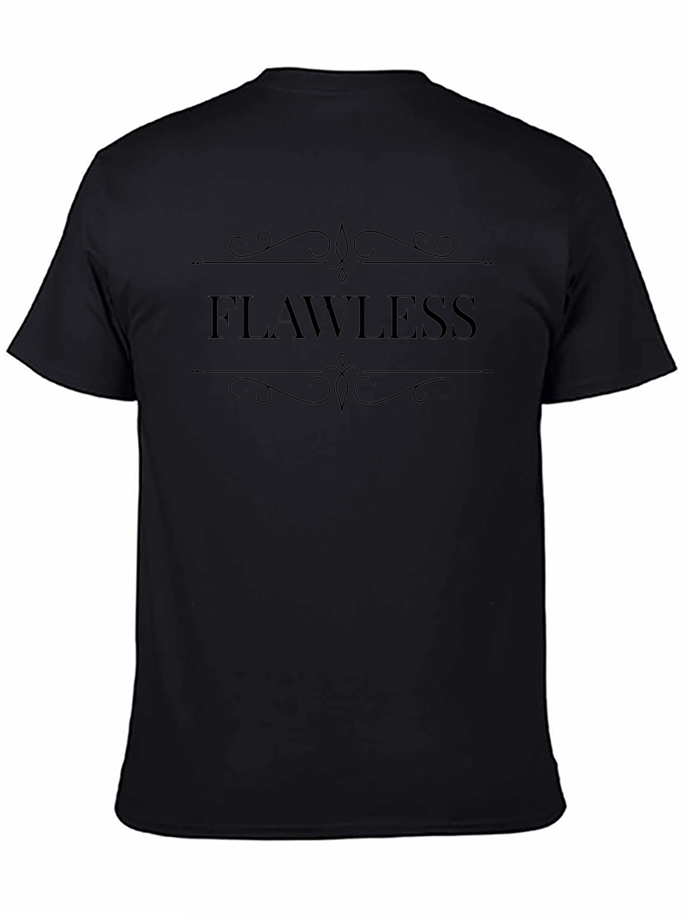 Flawless Black T-Shirt | Mens Graphic Tee