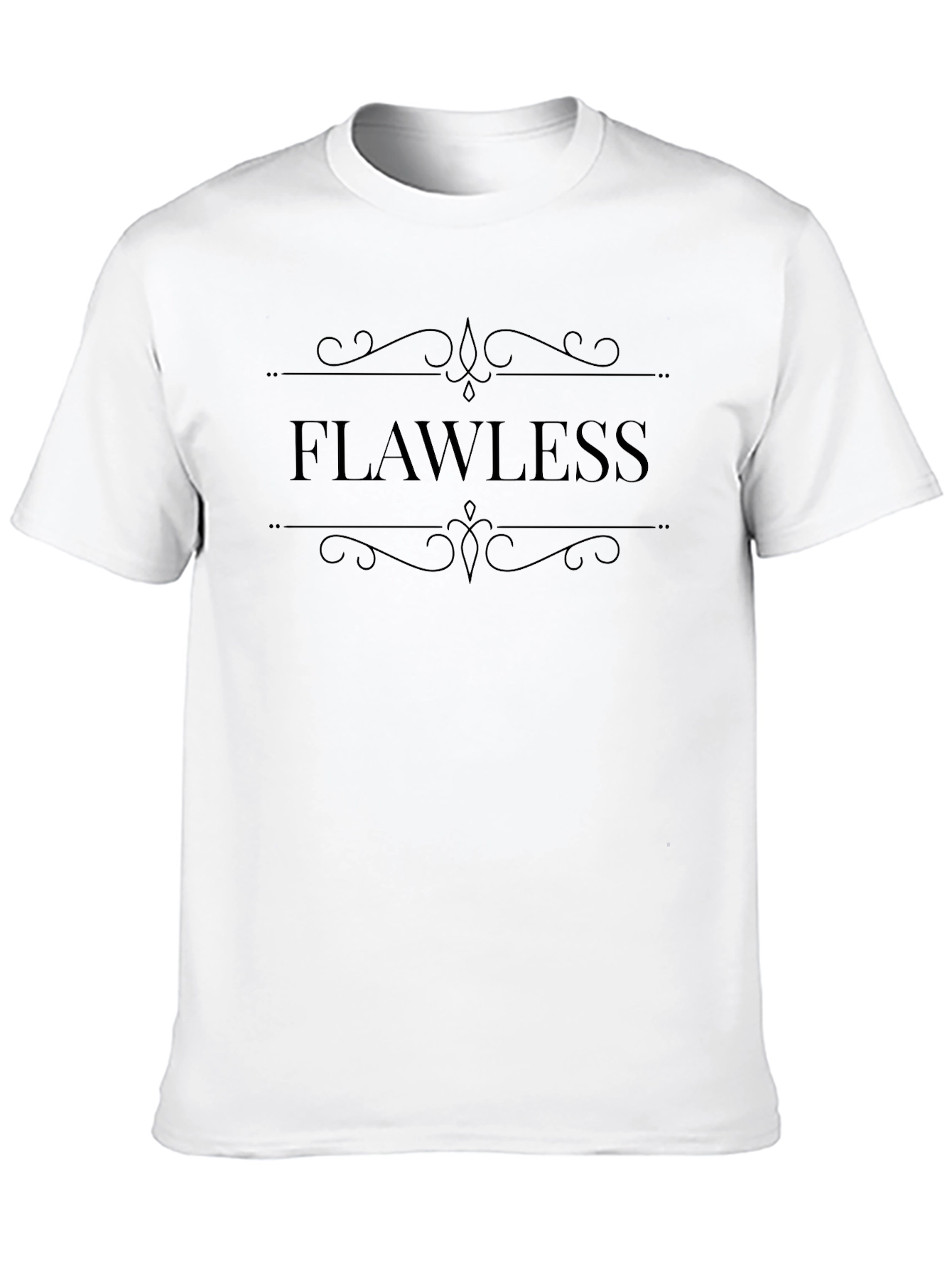 Flawless Black T-Shirt | Mens Graphic Tee