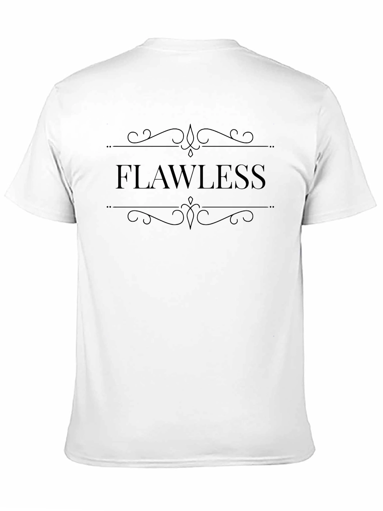 Flawless Black T-Shirt | Mens Graphic Tee