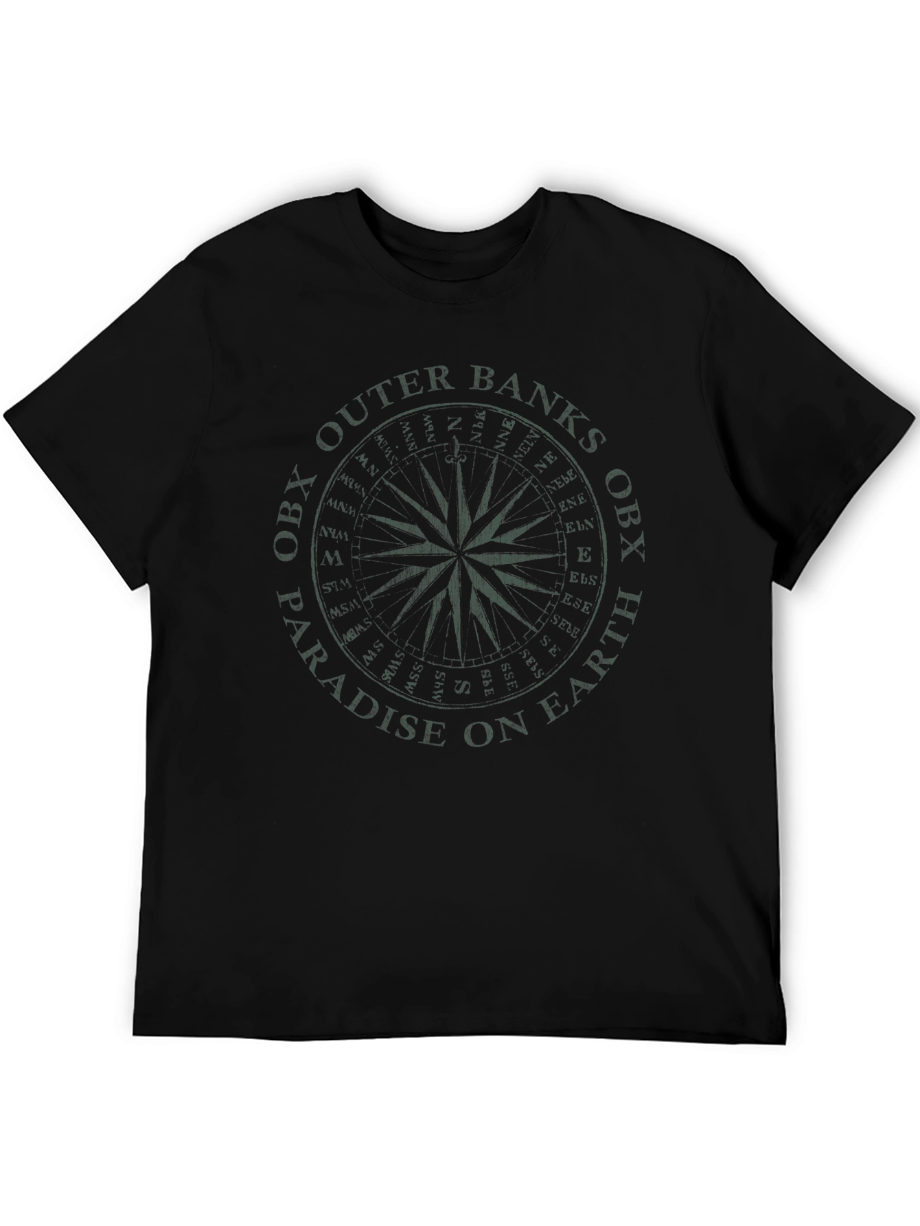Black Graphic Print Tee