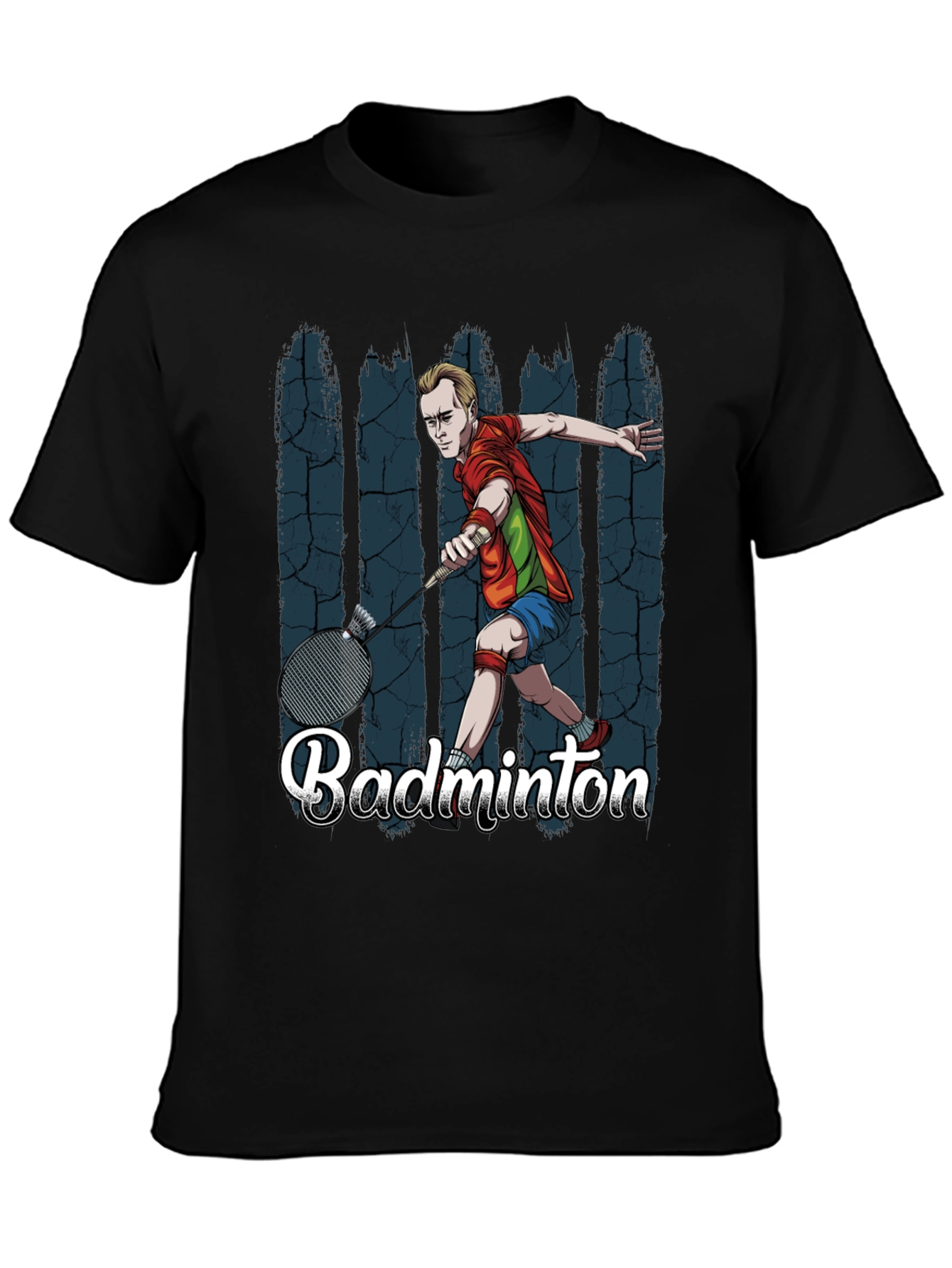 Badminton Player Graphic T-Shirt