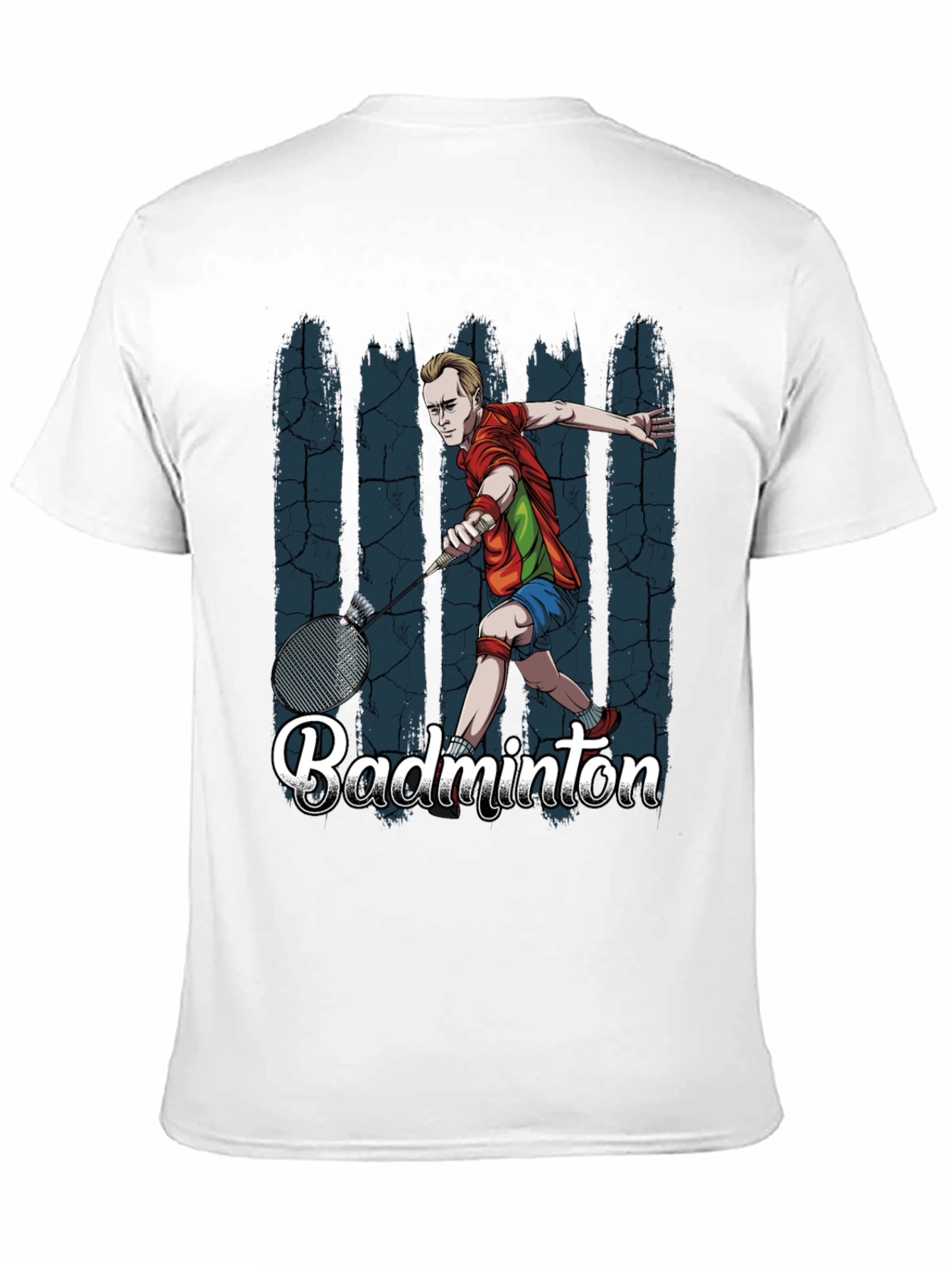 Badminton Player Graphic T-Shirt