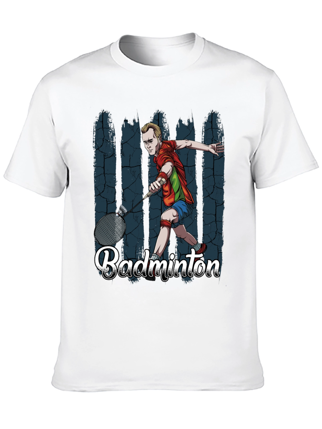 Badminton Player Graphic T-Shirt