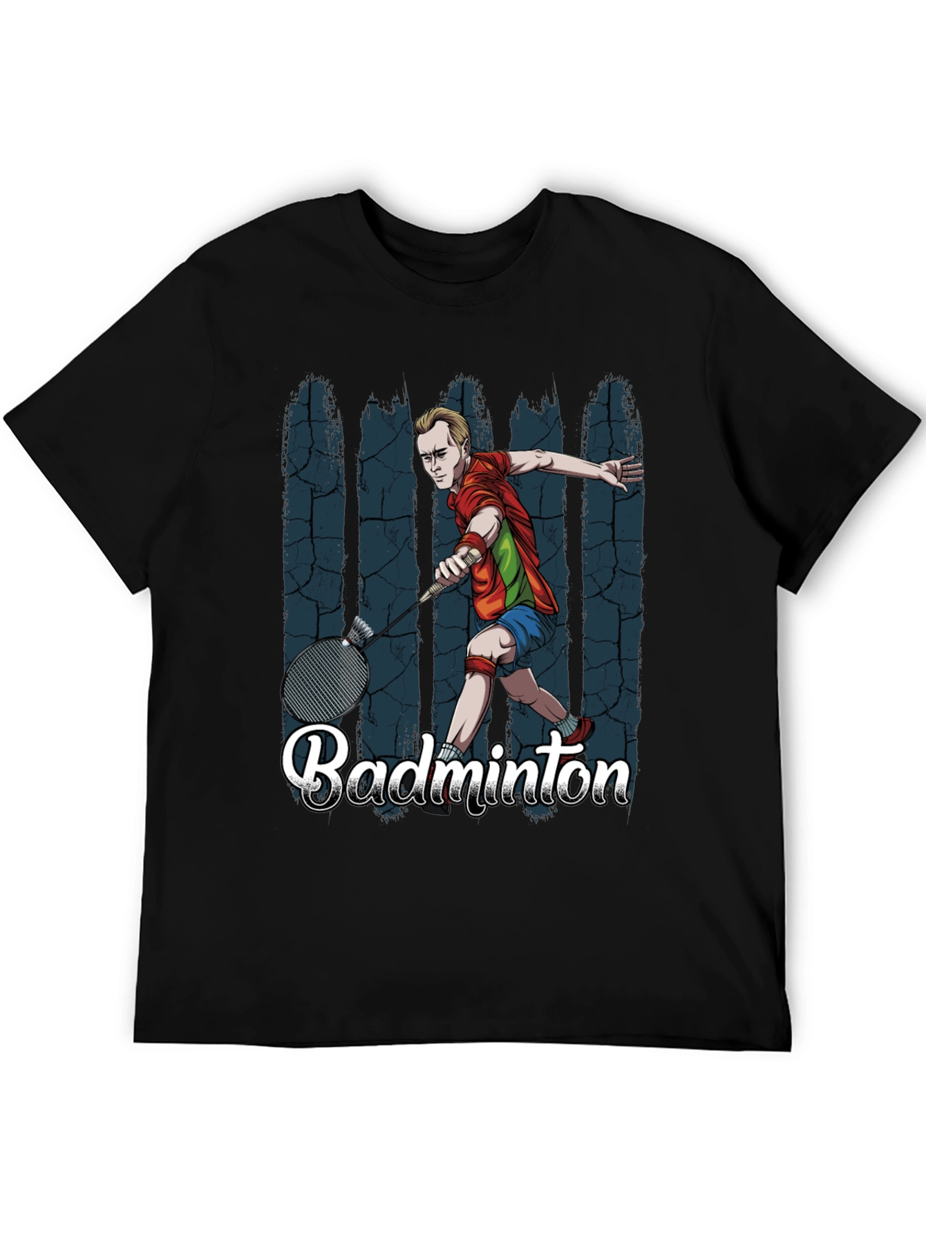 Badminton Player Graphic T-Shirt