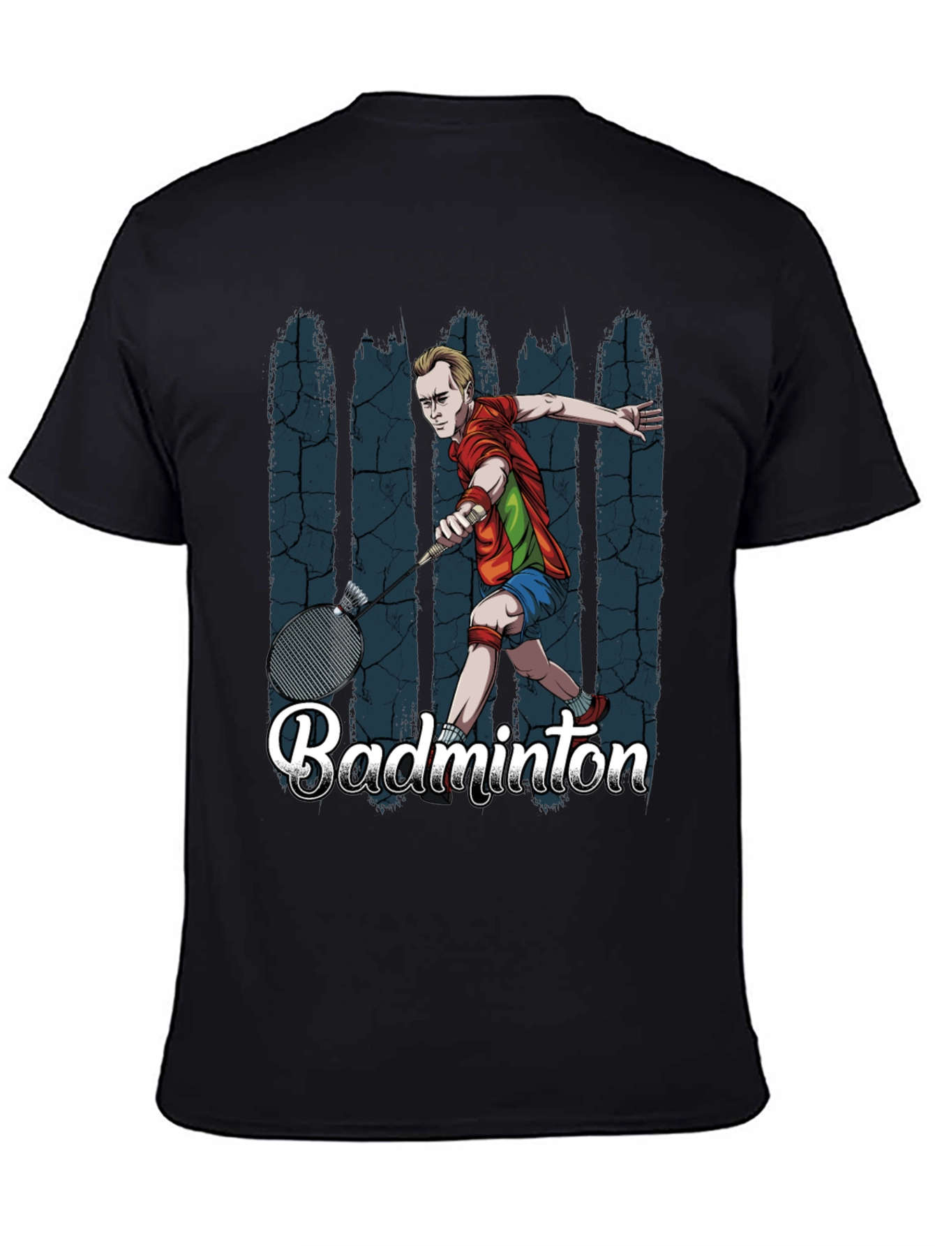 Badminton Player Graphic T-Shirt