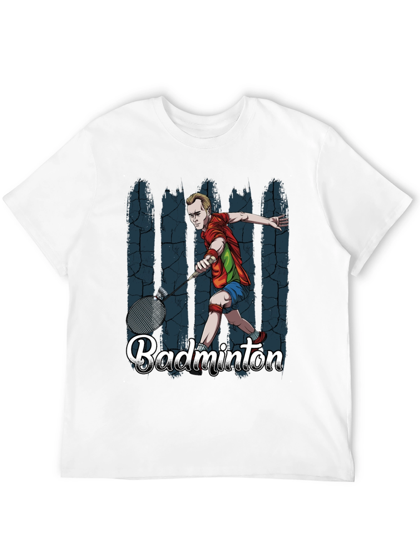 Badminton Player Graphic T-Shirt