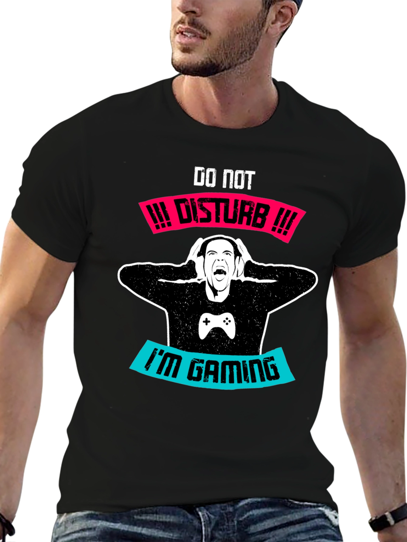 Gamer T-Shirt - Do Not Disturb Im Gaming!