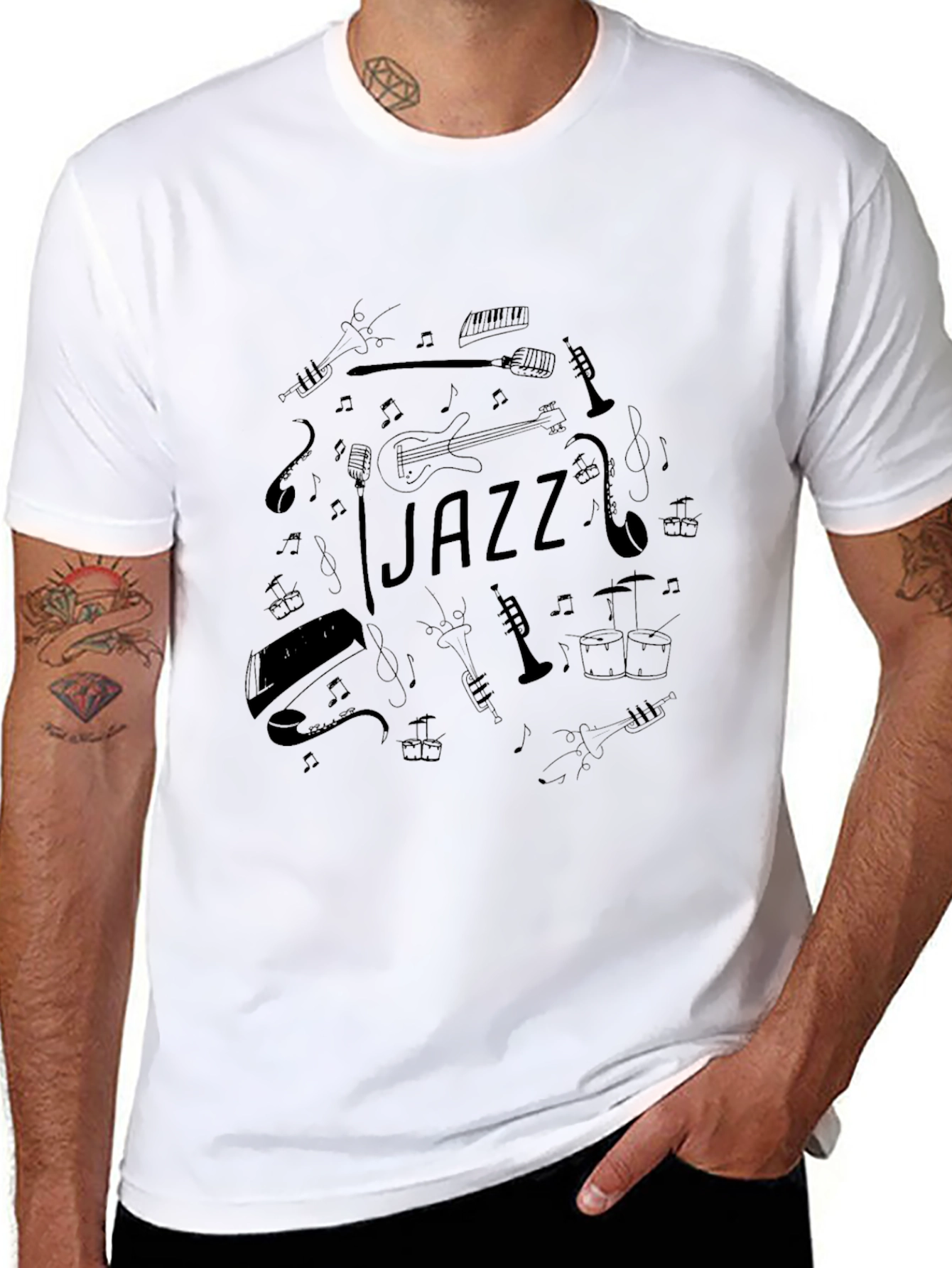 Jazz Music T-Shirt - Cool Musician Tee