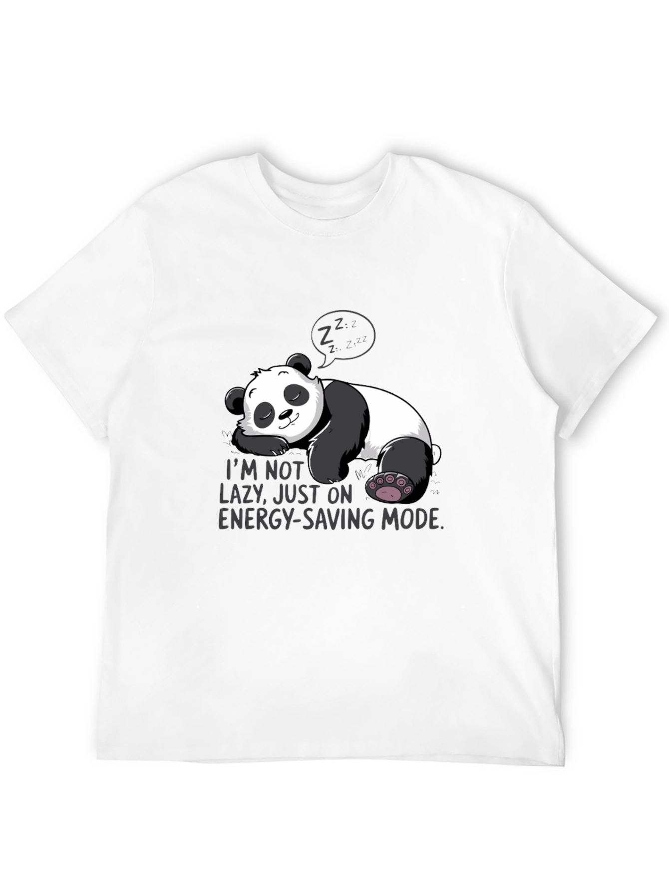Lazy Panda Energy-Saving Mode T-Shirt