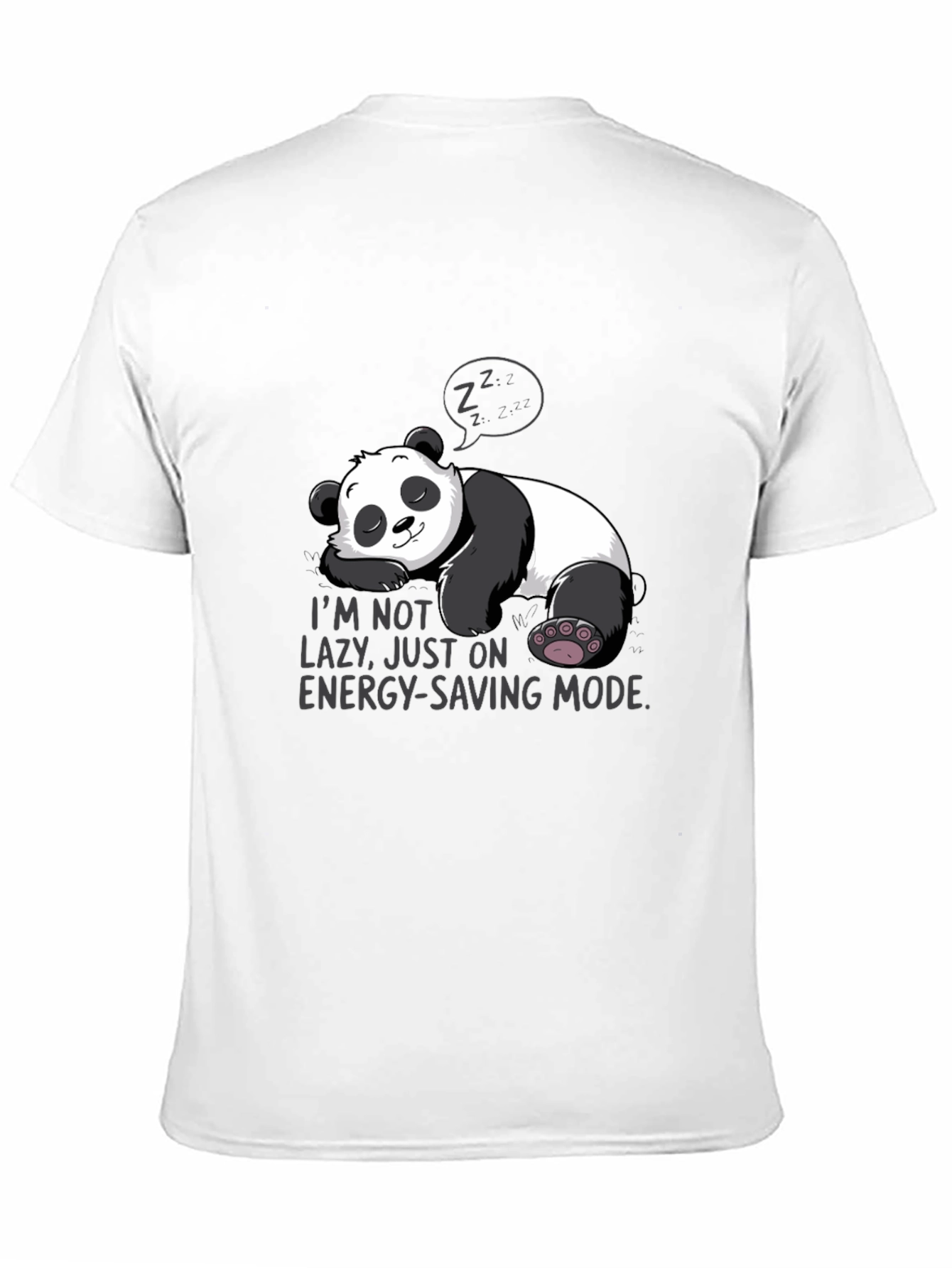 Lazy Panda Energy-Saving Mode T-Shirt