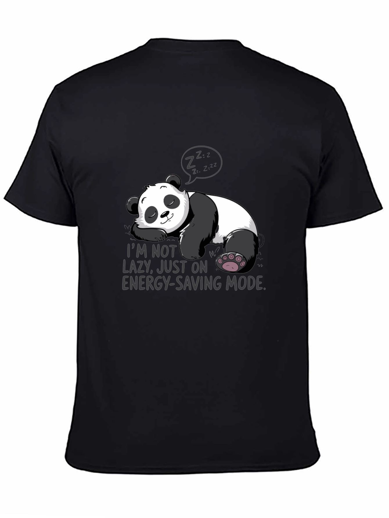 Lazy Panda Energy-Saving Mode T-Shirt