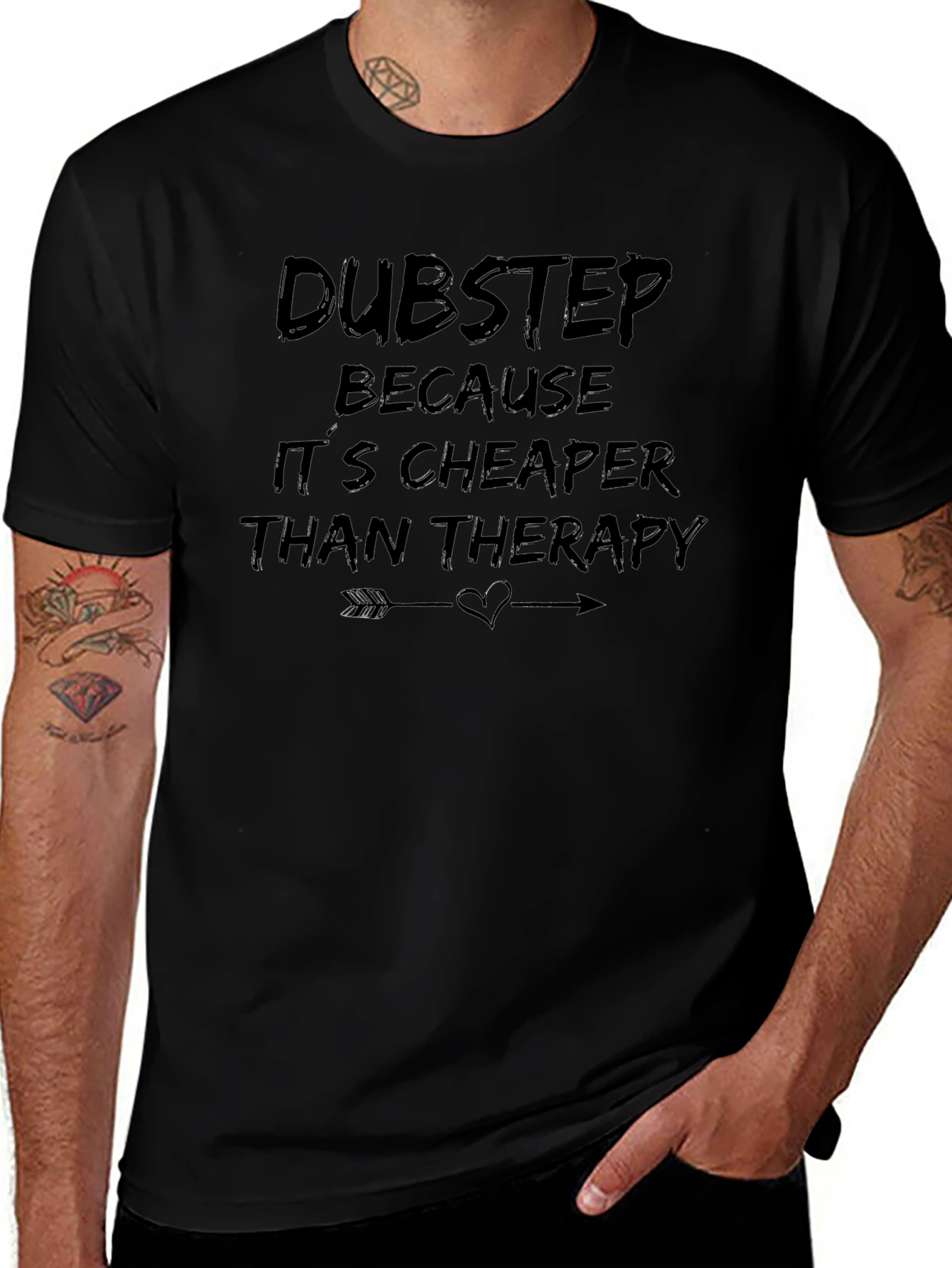 Dubstep Cheaper Than Therapy Graphic T-Shirt